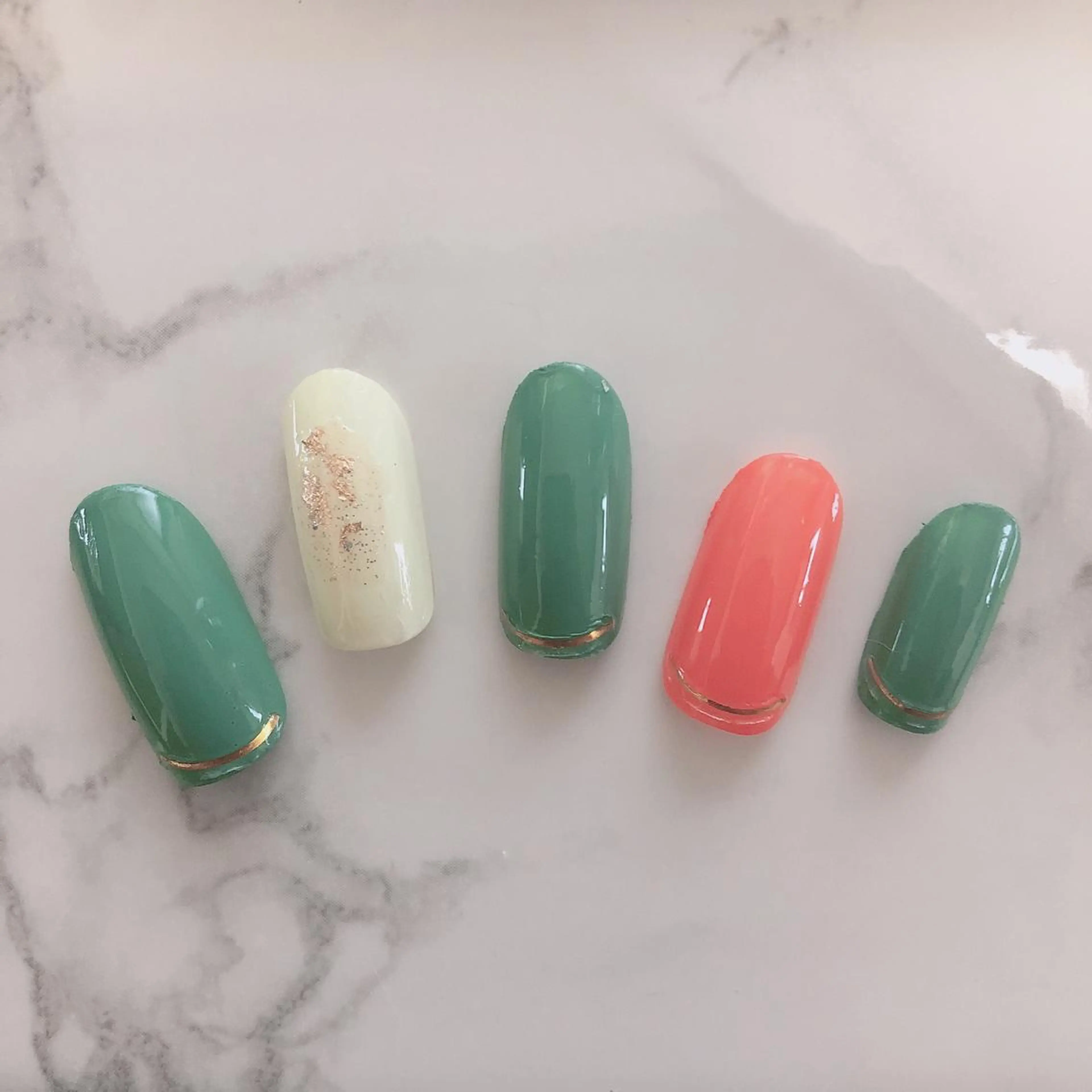 ネイル 夏ネイル 結城 怜菜のネイルデザイン