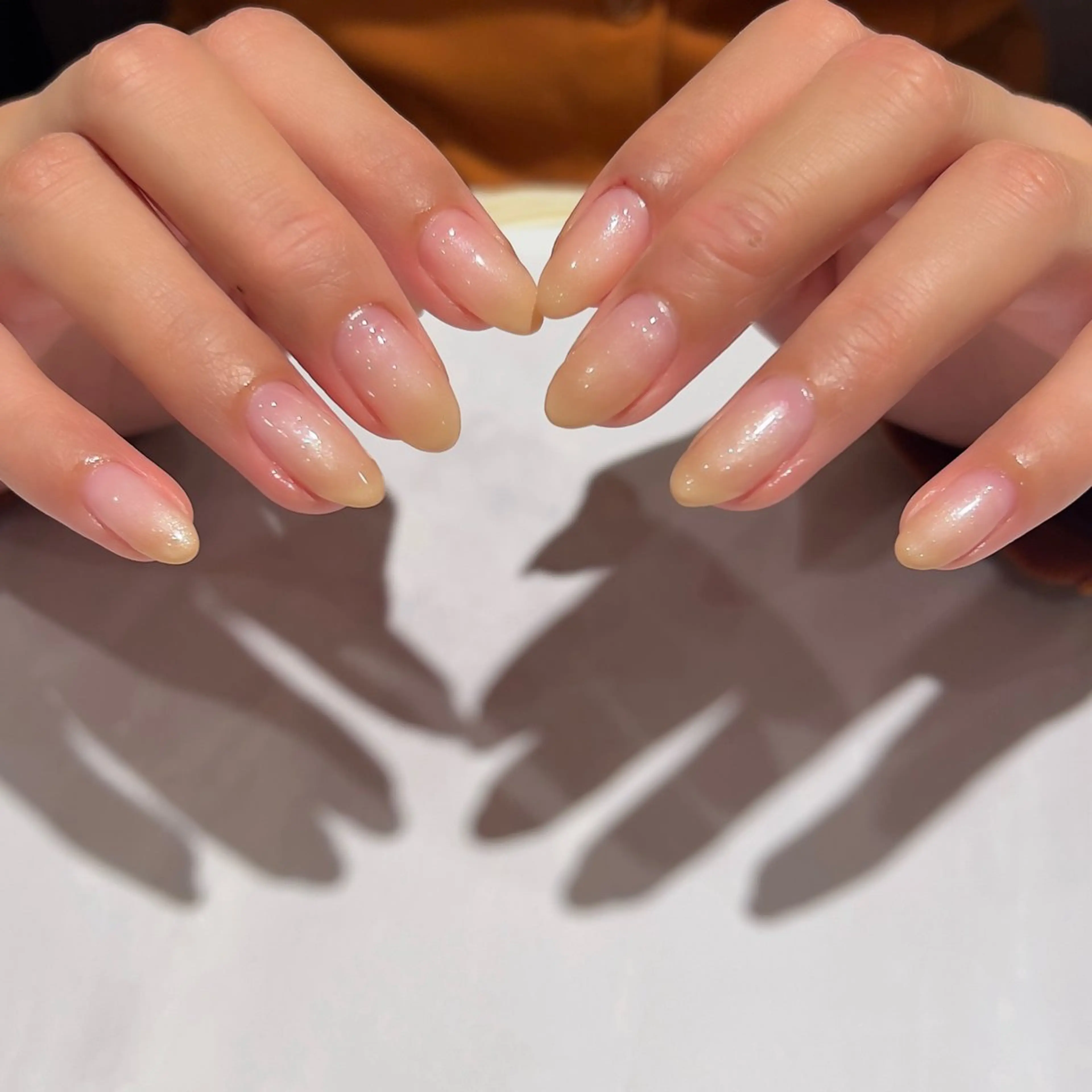 ネイル カジュアル フレンチネイル ジェルネイル ニュアンスネイル オフィスネイル シンプルネイル Ayaneのネイルデザイン