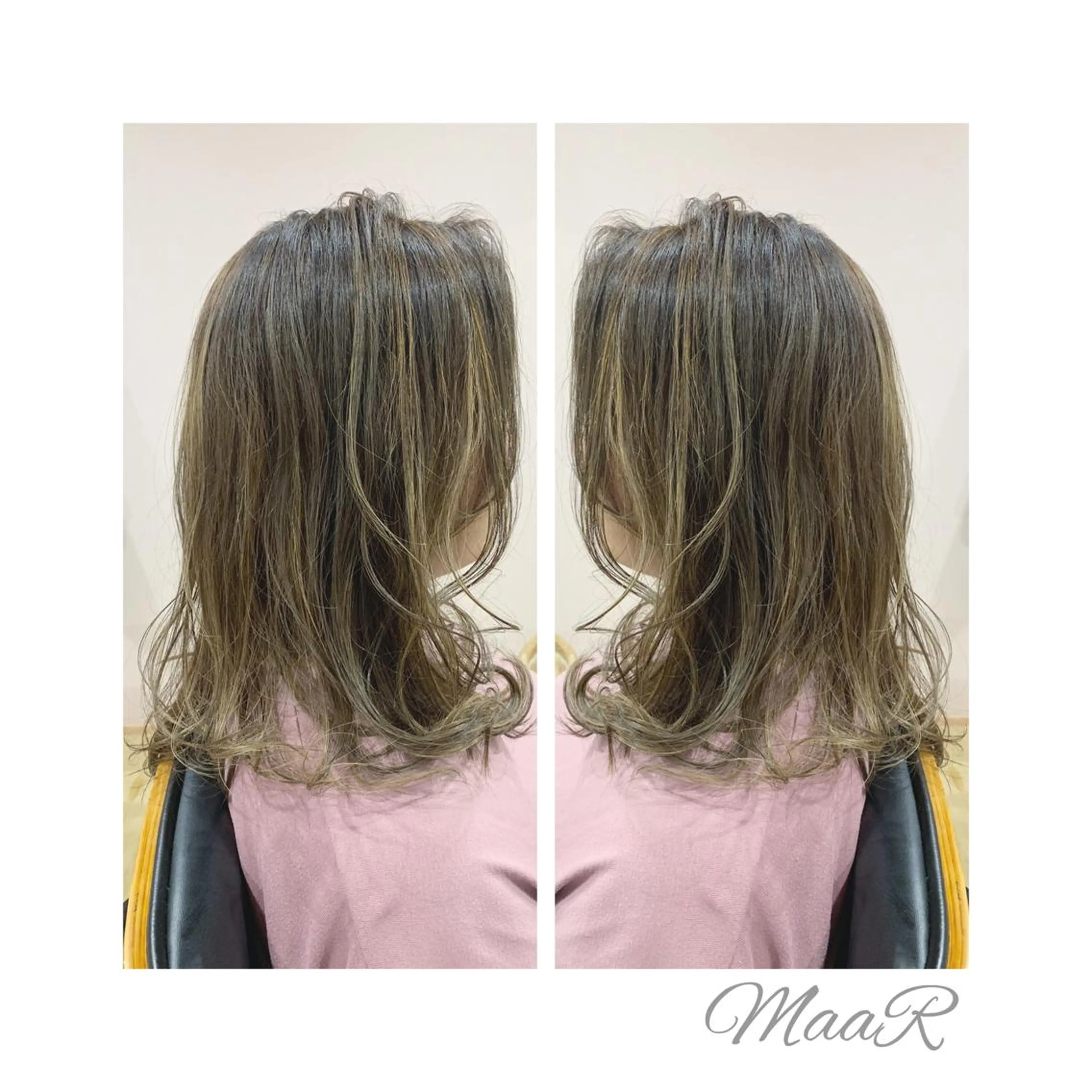 ミディアム Asuka Mabuchiのヘアスタイル