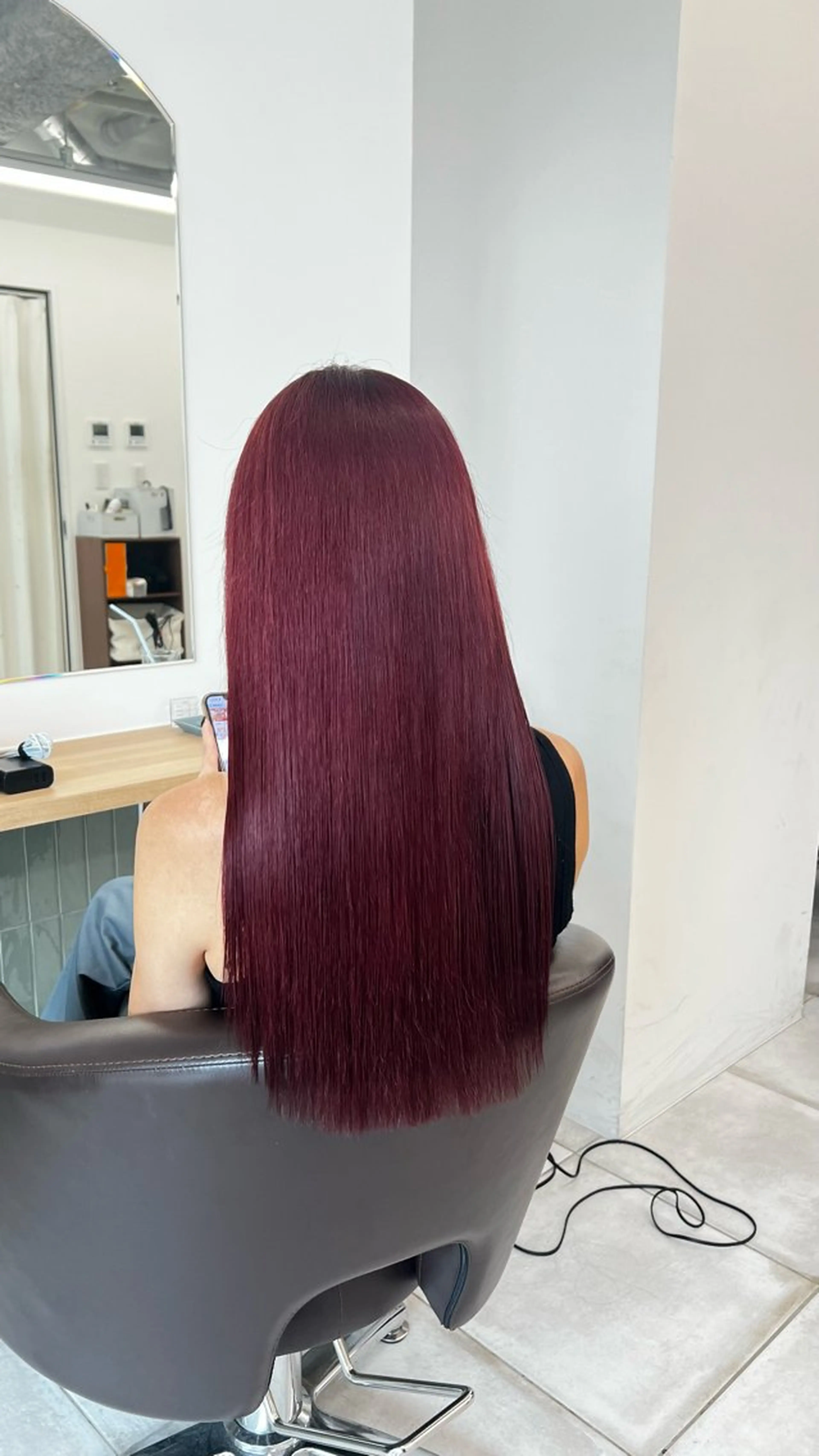 ロング カラー カット ヘアカラー トリートメント 赤みゼロ/透明感 カラー🌿KANTAのヘアスタイル