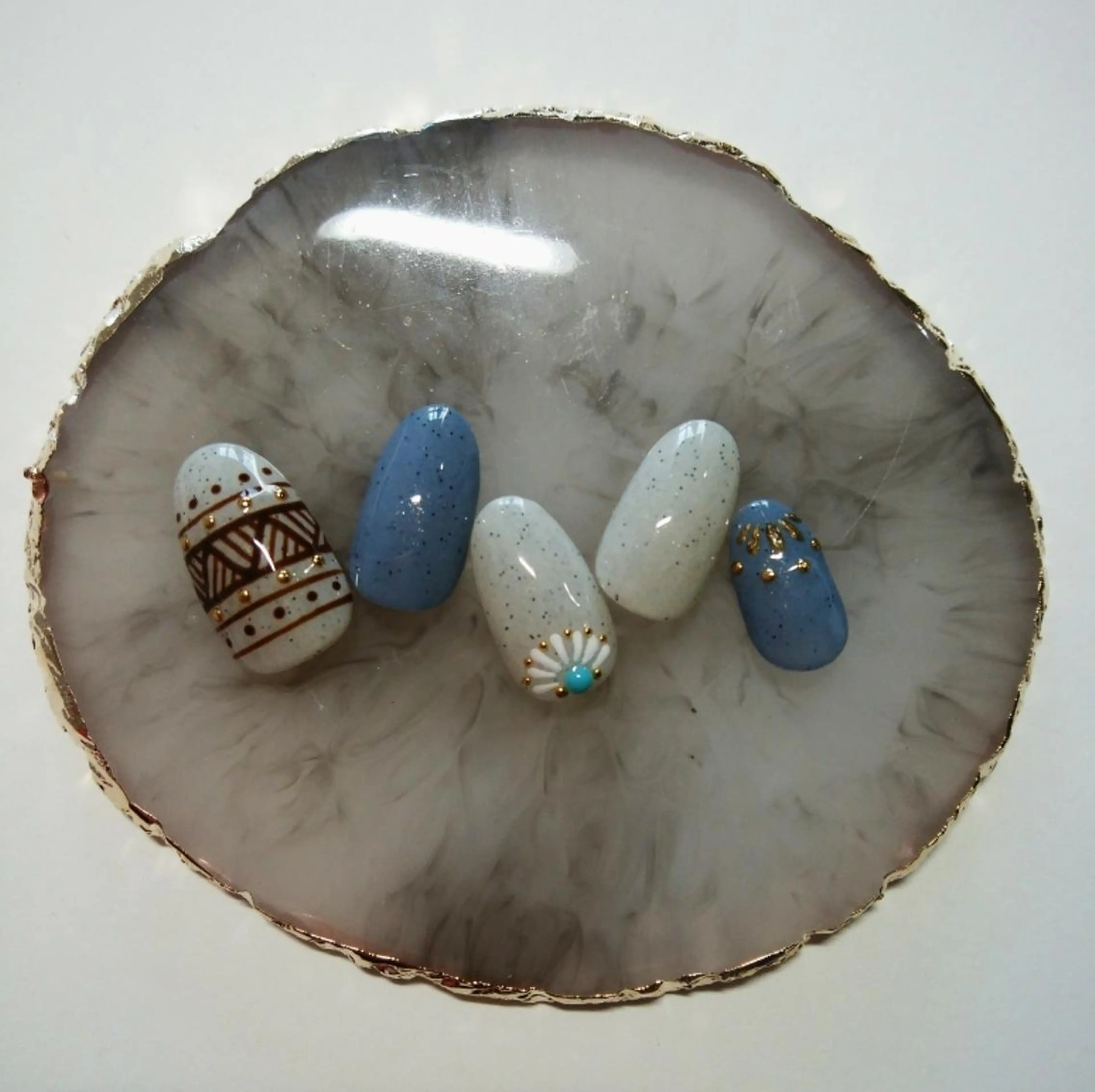 ネイル ジェルネイル ハンドネイル senju 　のネイルデザイン