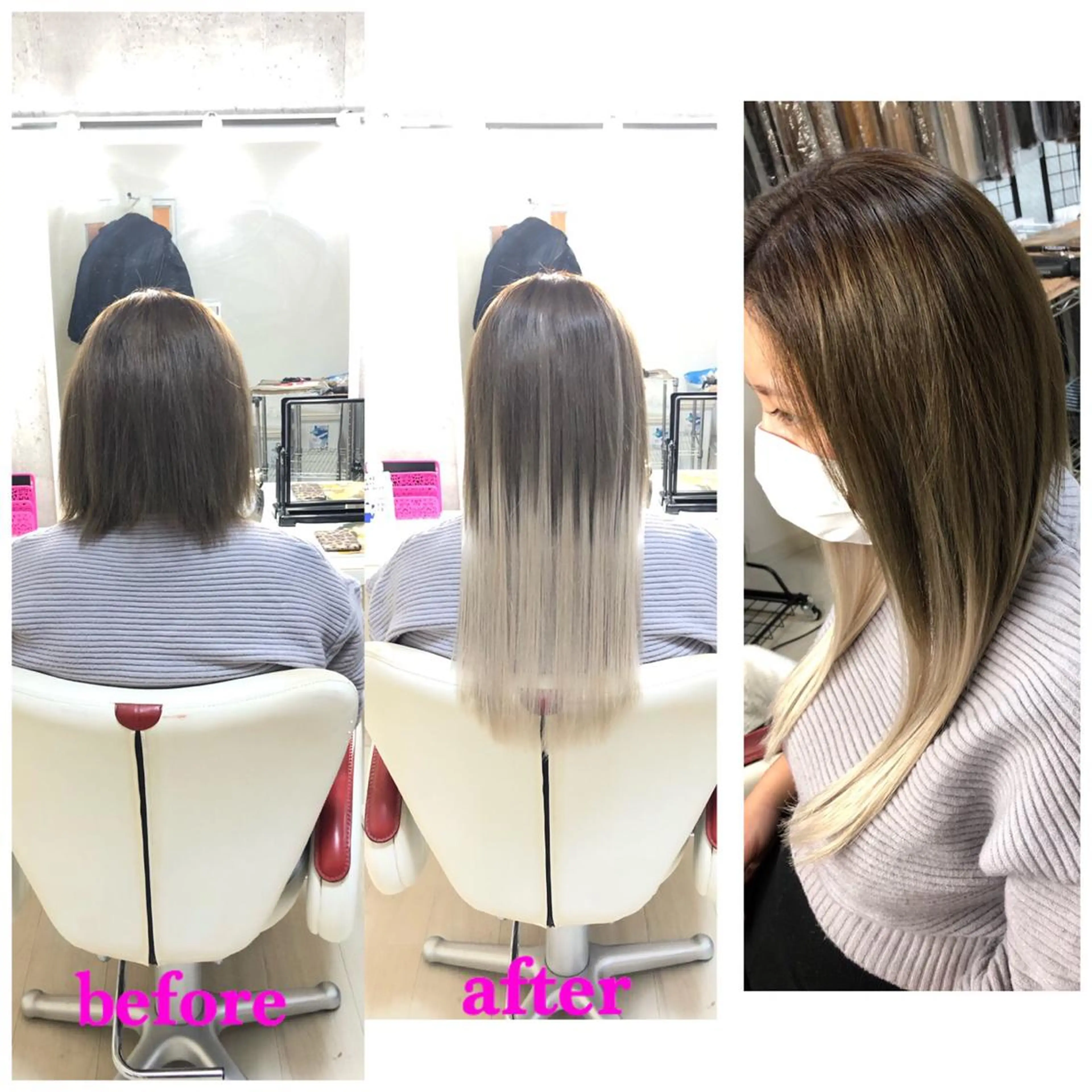 ロング エクステ 🌸ドレスアップ 心斎橋店🌸のヘアスタイル