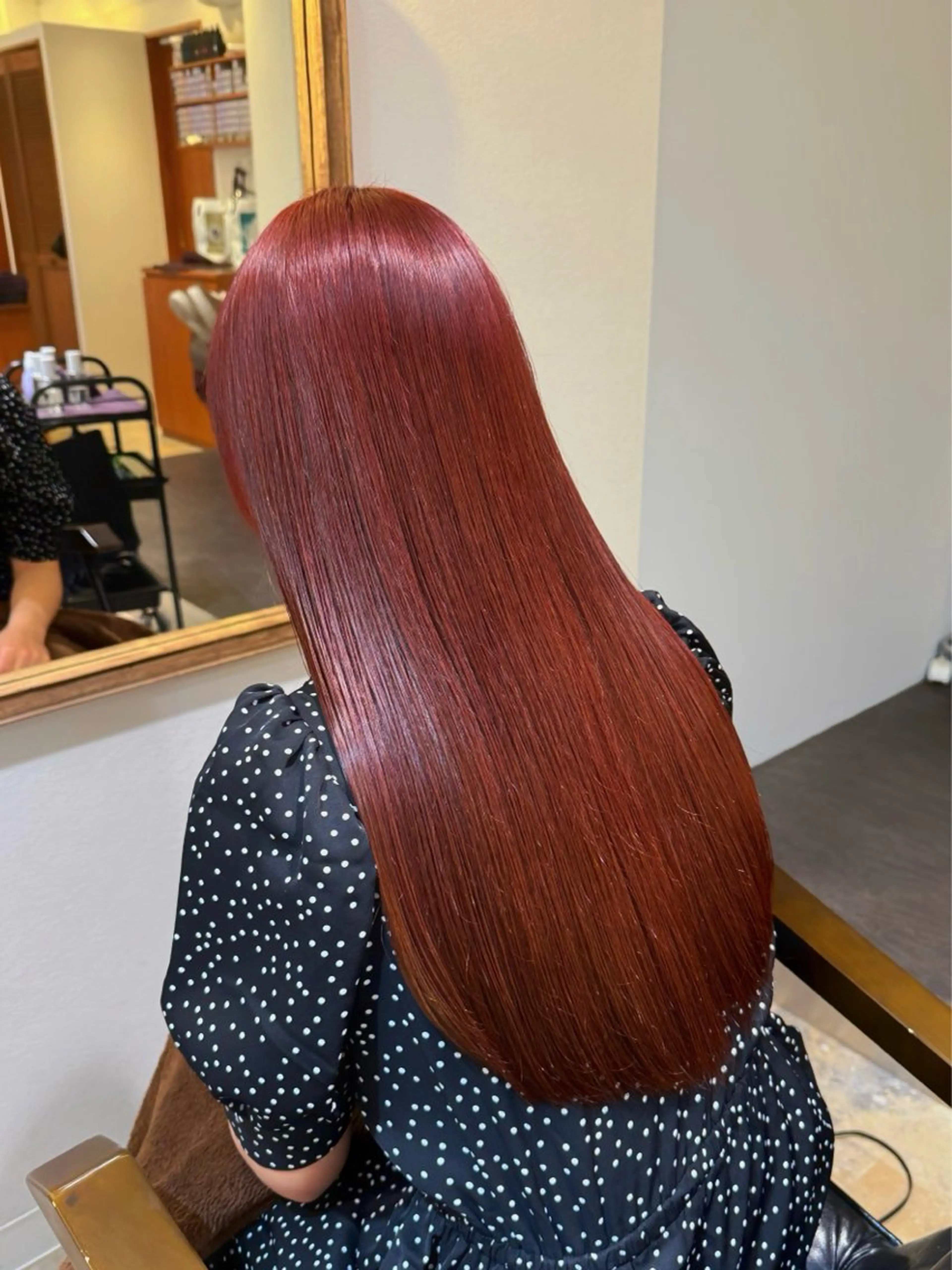 ロング レイヤーカット ダブルカラー高杉颯汰のヘアスタイル