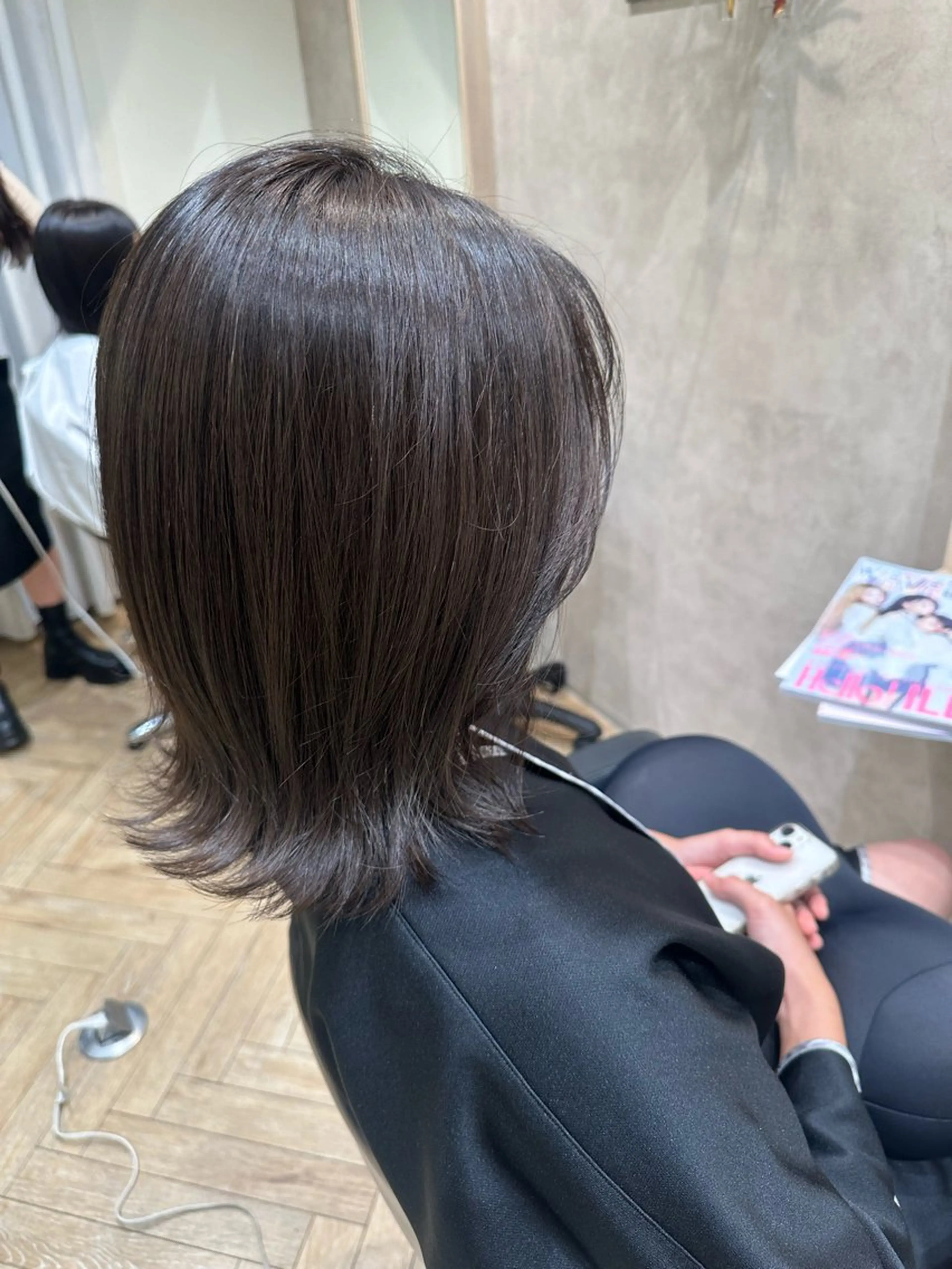 セミロング カラー モデル募集 🟡SUMIKAのヘアスタイル