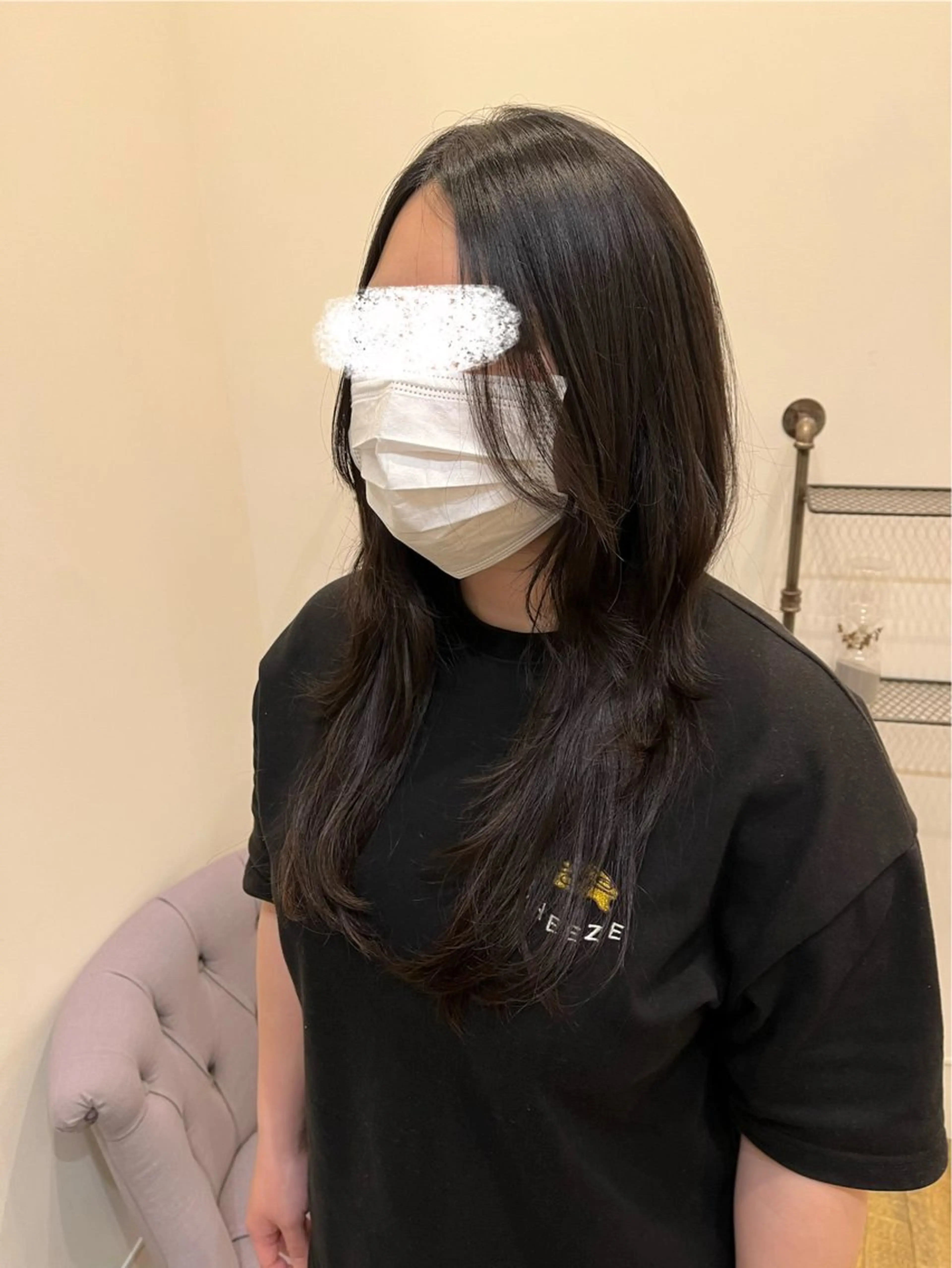 ミディアム レイヤーカット ウルフカット MAHAE 東芝のヘアスタイル