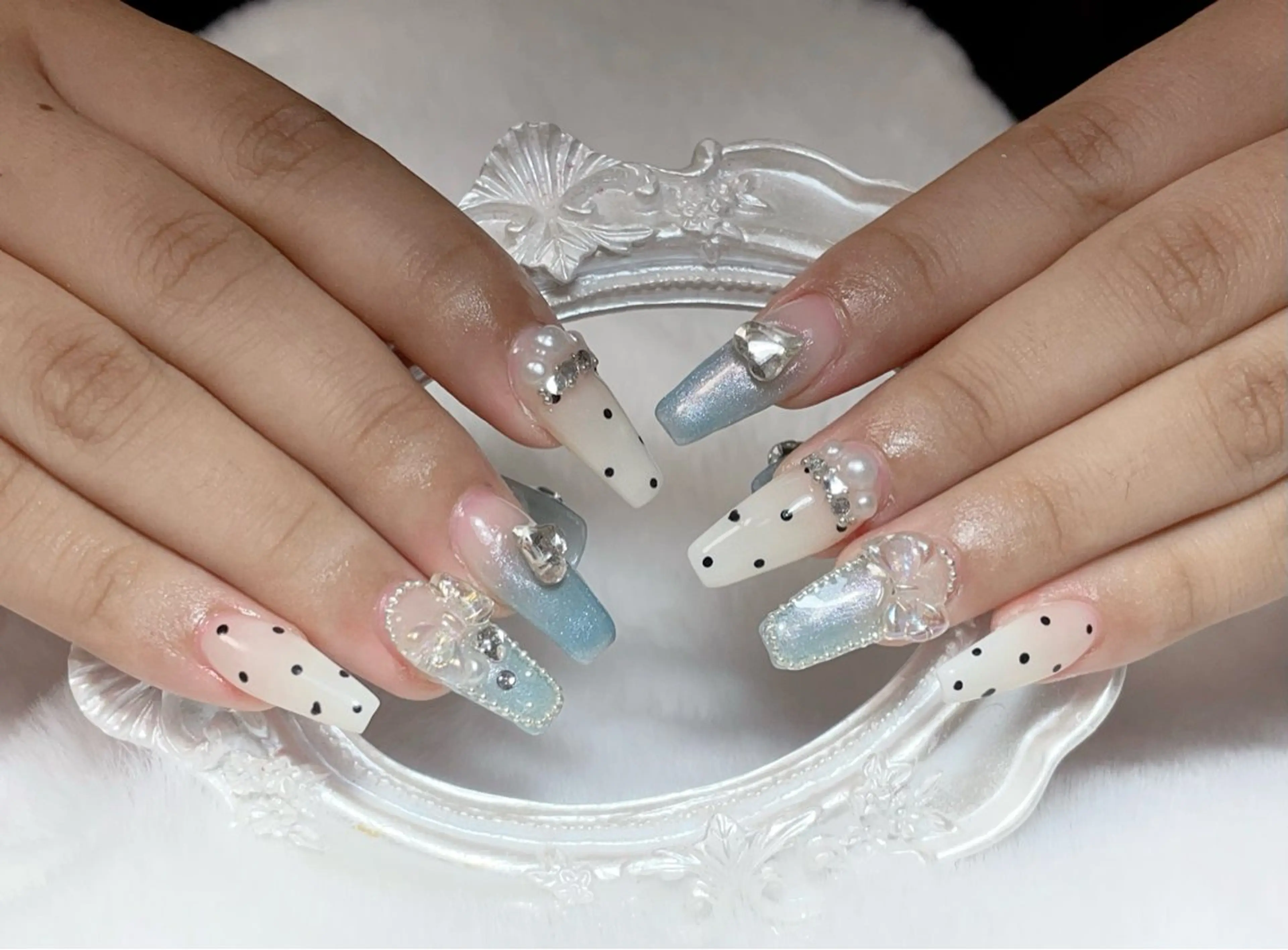 ネイル 持ち込み ハンドネイル B·U Nail大宮 長さだし専門店のネイルデザイン