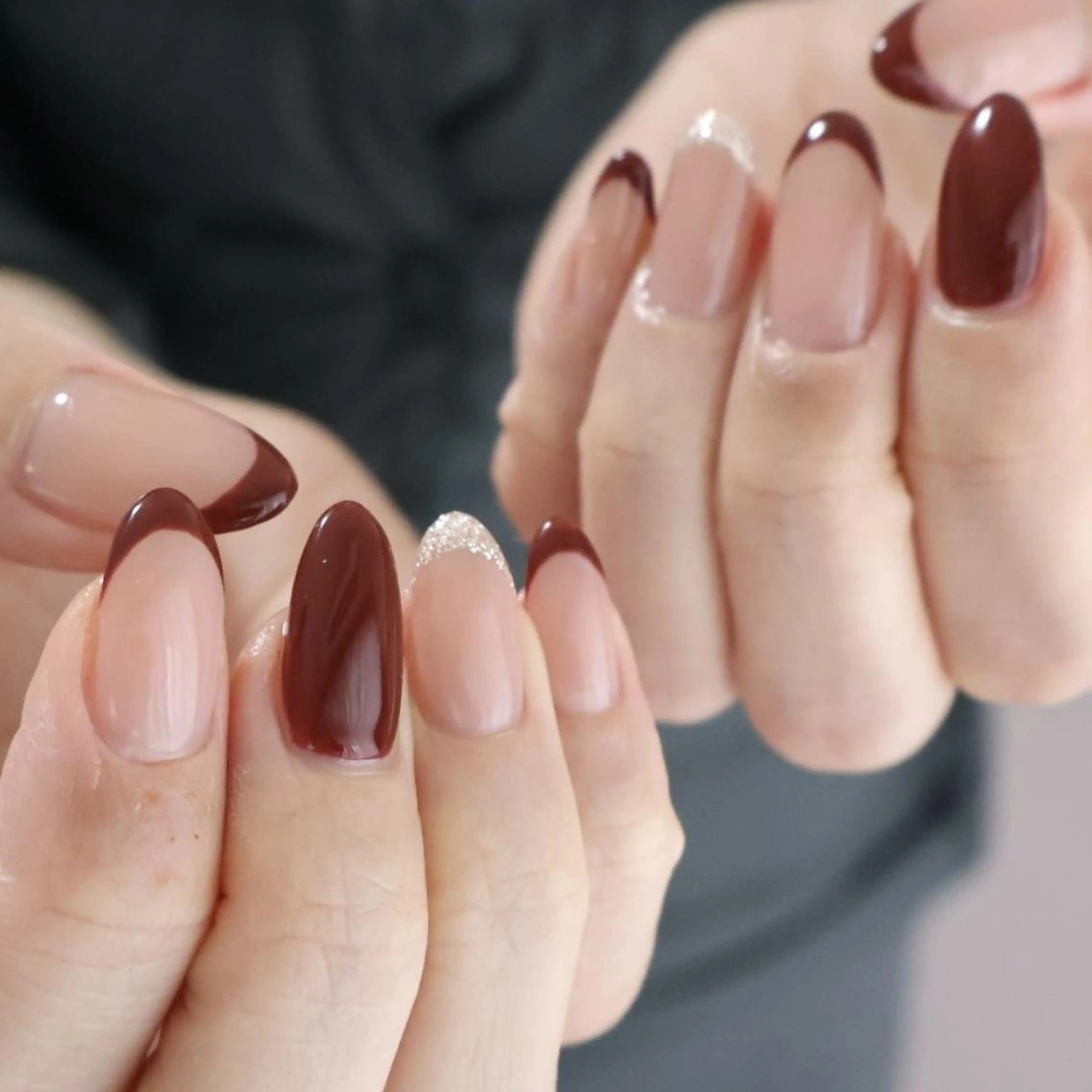 ネイル フレンチネイル ハンドネイル tulle【チュール 】✴︎RIHOのネイルデザイン