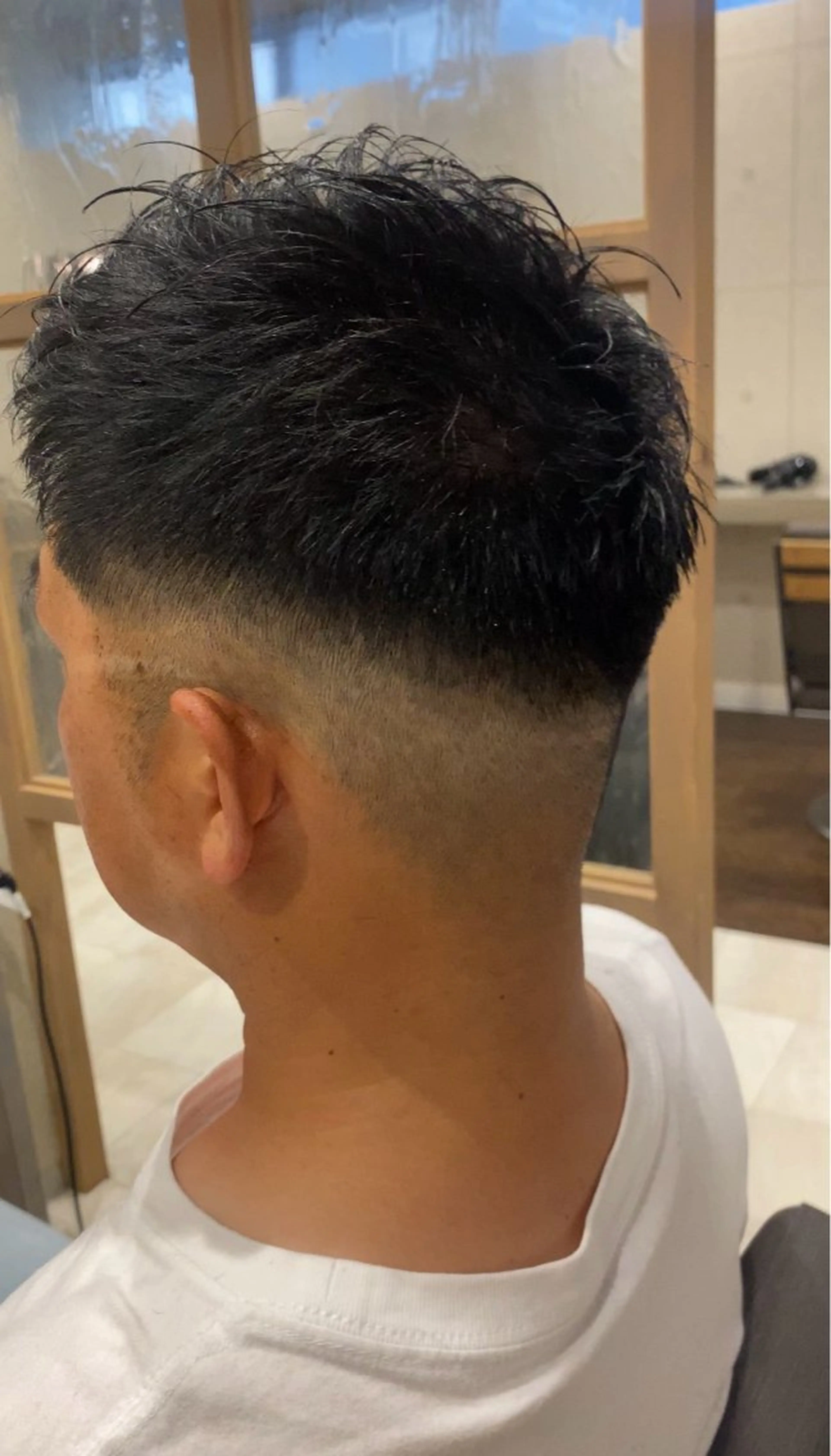 ショート メンズ フェードカット メンズ就活ヘア メンズパーマ デート 似合わせカット カット 👑髪質改善/縮毛矯 正/フェード/森田のヘアスタイル