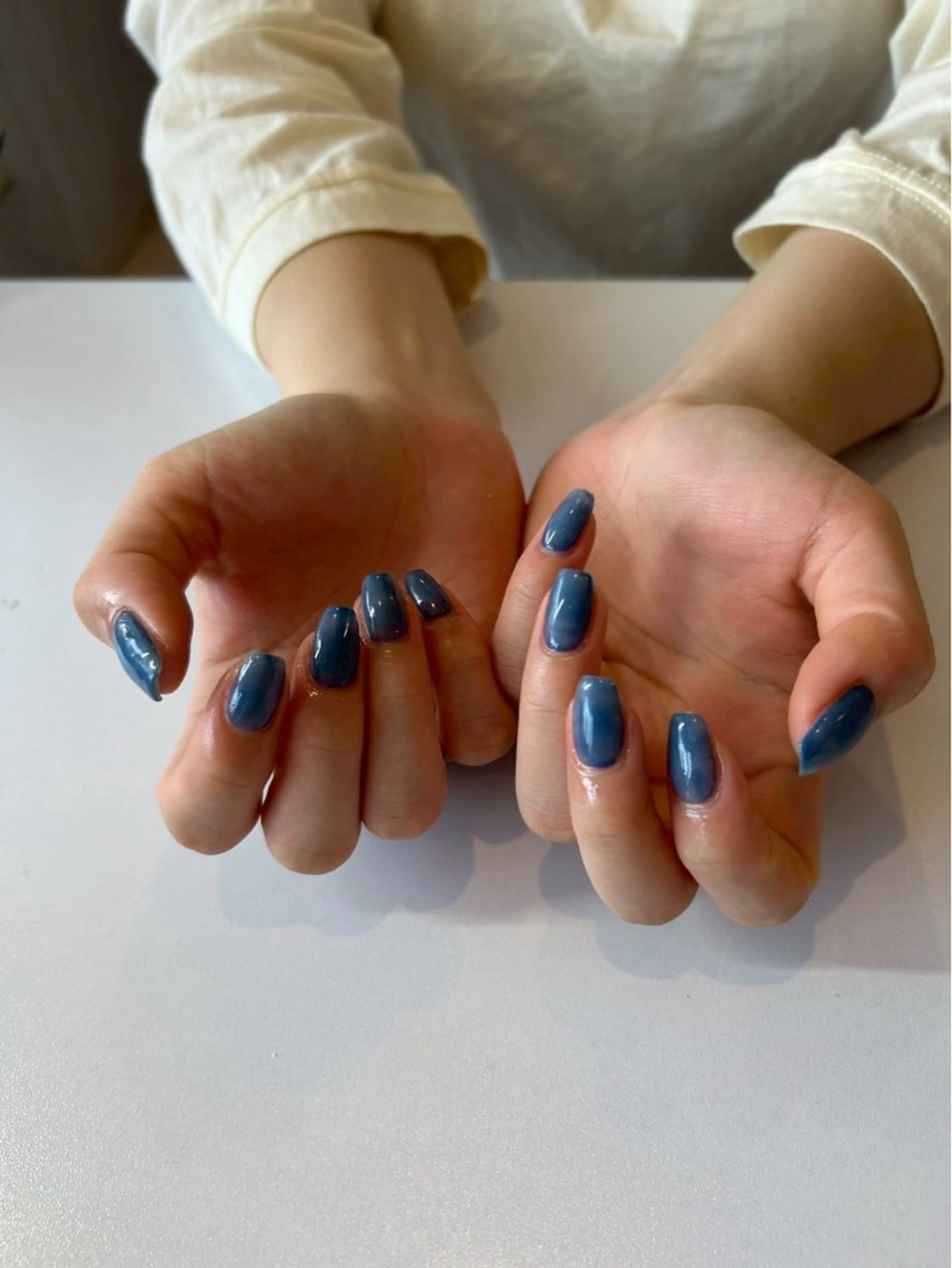 【hand／オフ込み】ムラ塗りワンカラーの写真