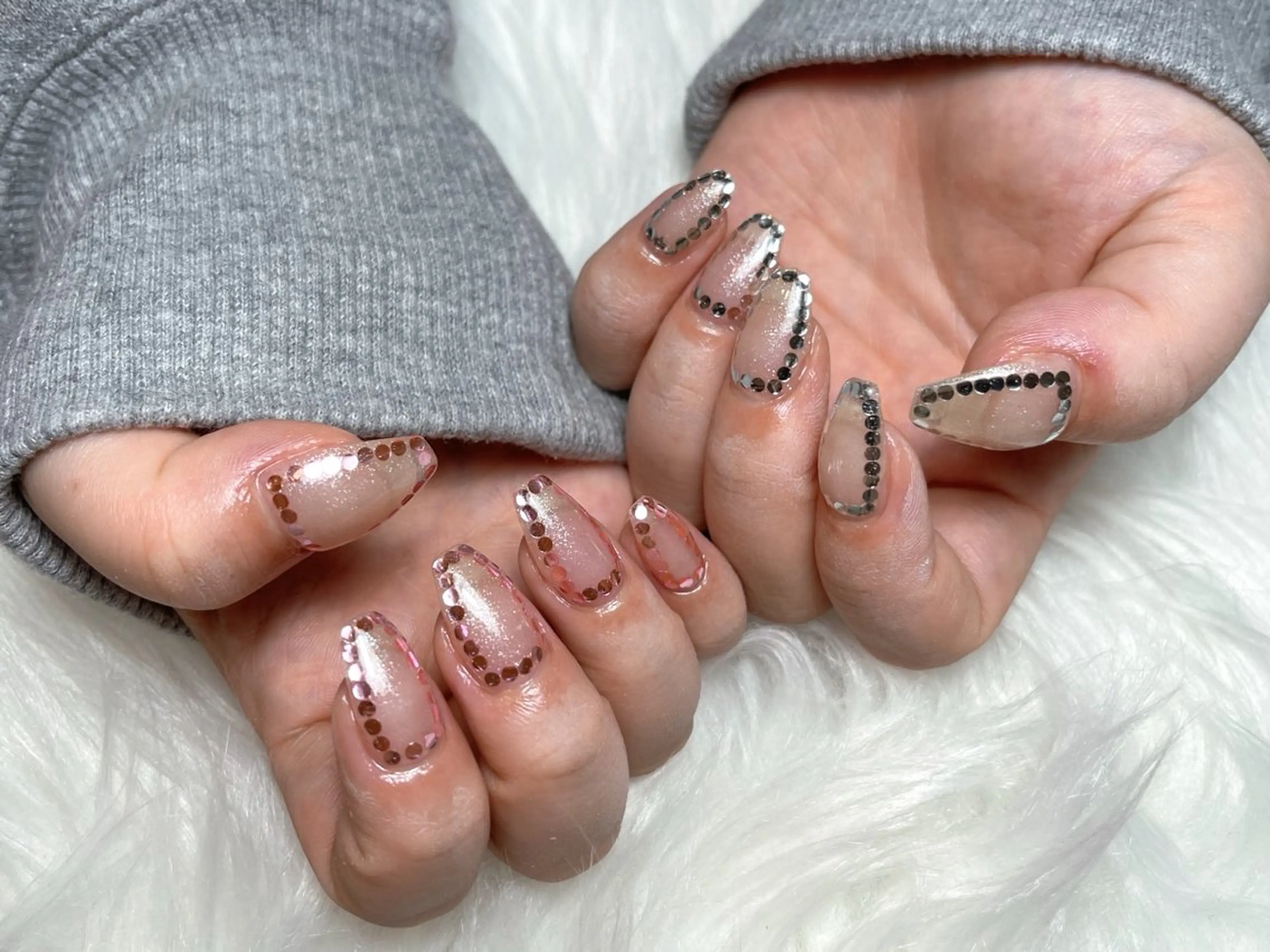 ネイル ハンドネイル ハンドケア ワンホン/韓国 nail 大阪アメ村のネイルデザイン