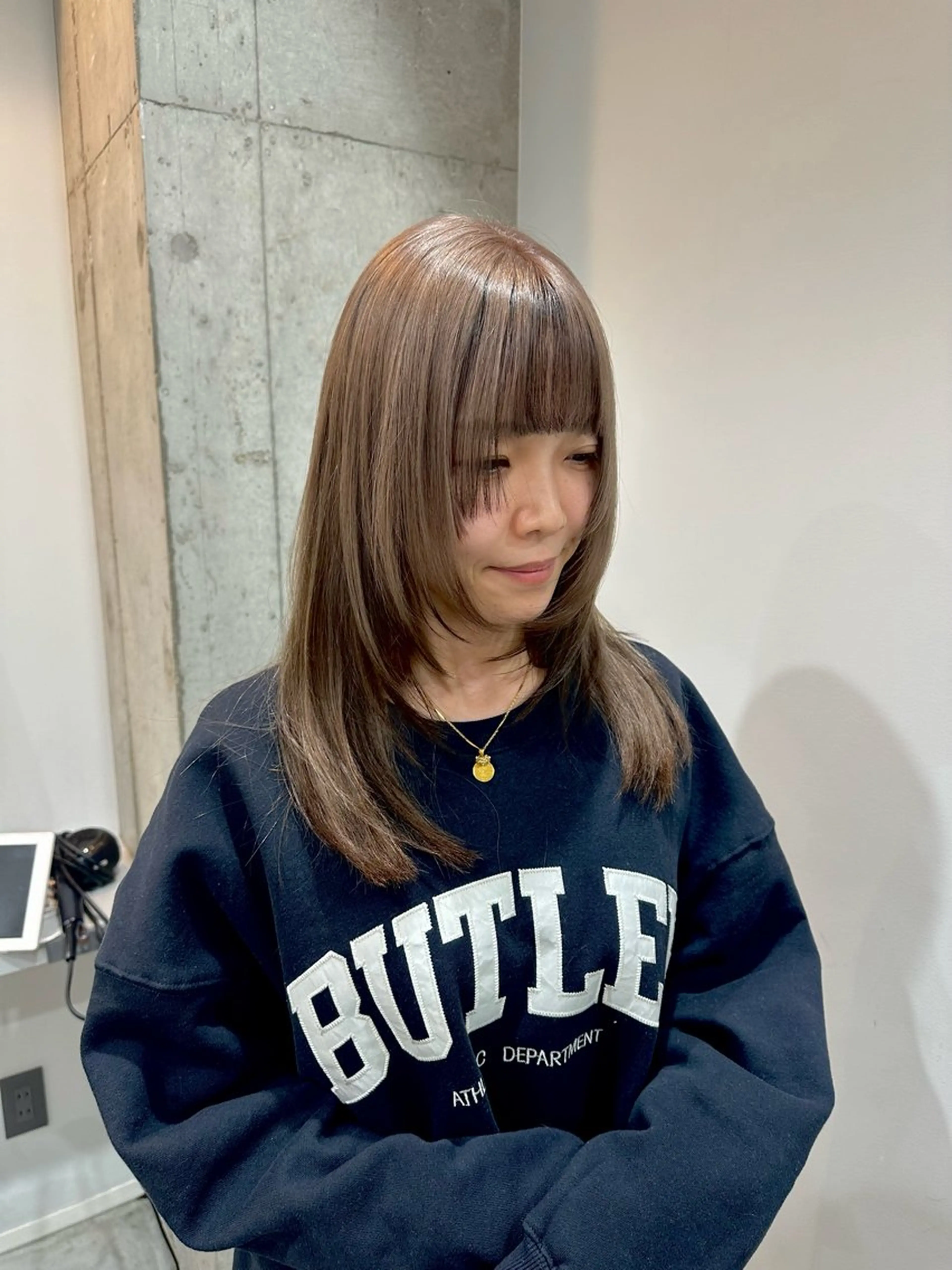 ミディアム カラー ヘアカラー トリートメント 🦋ハイトーン🦋/ かのんのヘアスタイル