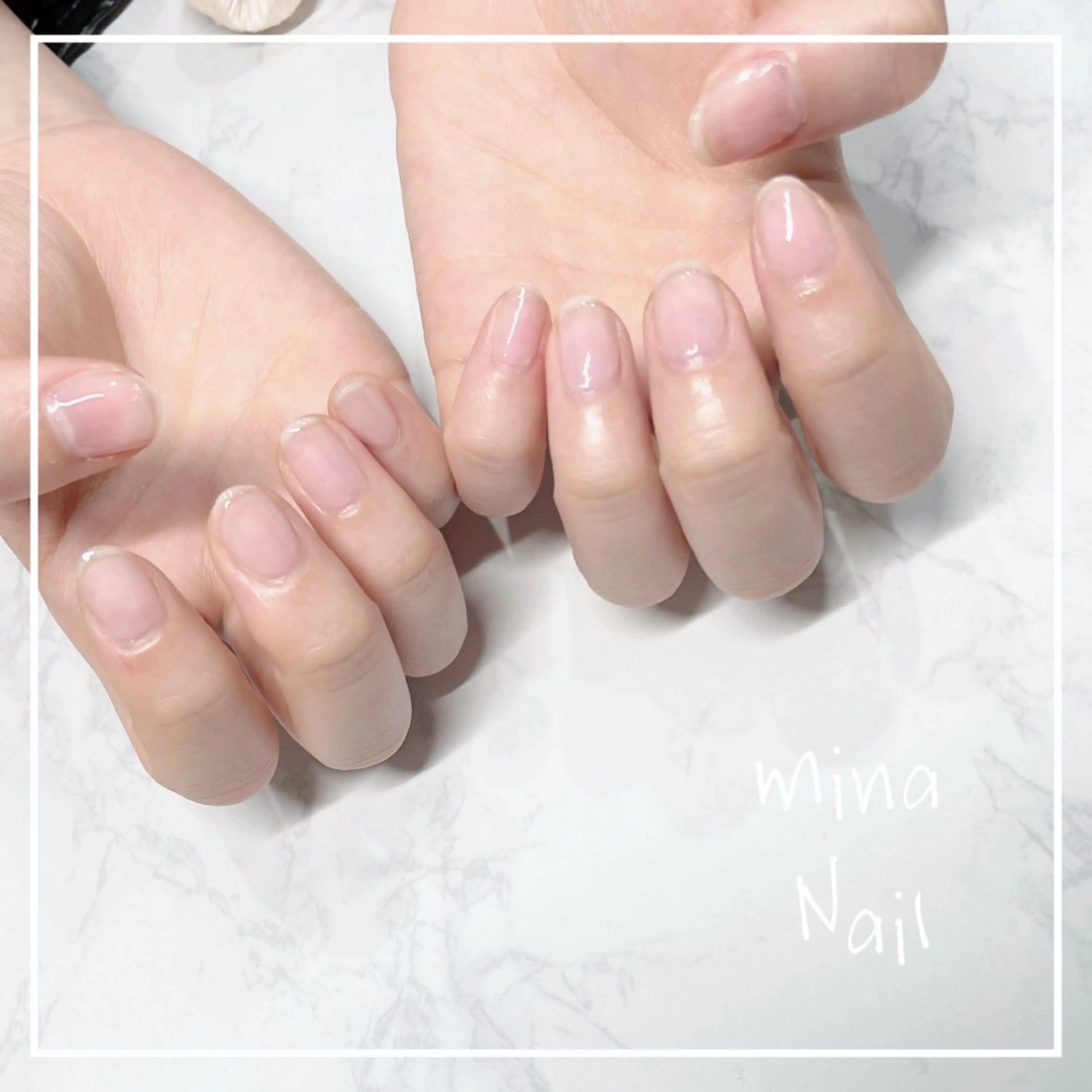 ネイル ジェルネイル ハードジェル mina Nailのネイルデザイン