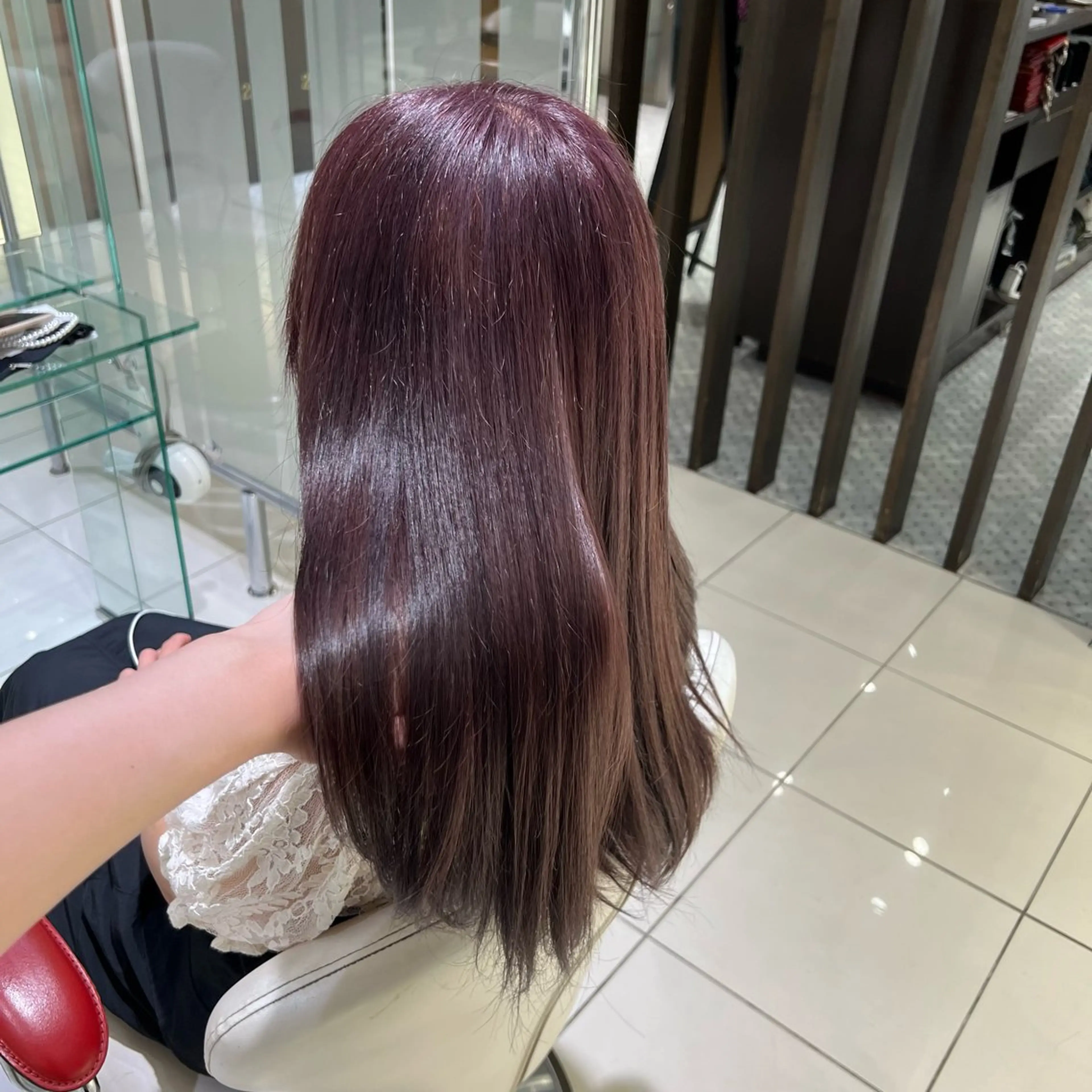 ロング カラー ラベンダーカラー ピンクカラー ピンクラベンダー ヘアカラー トリートメント stylist 🐶内藤 成香のヘアスタイル