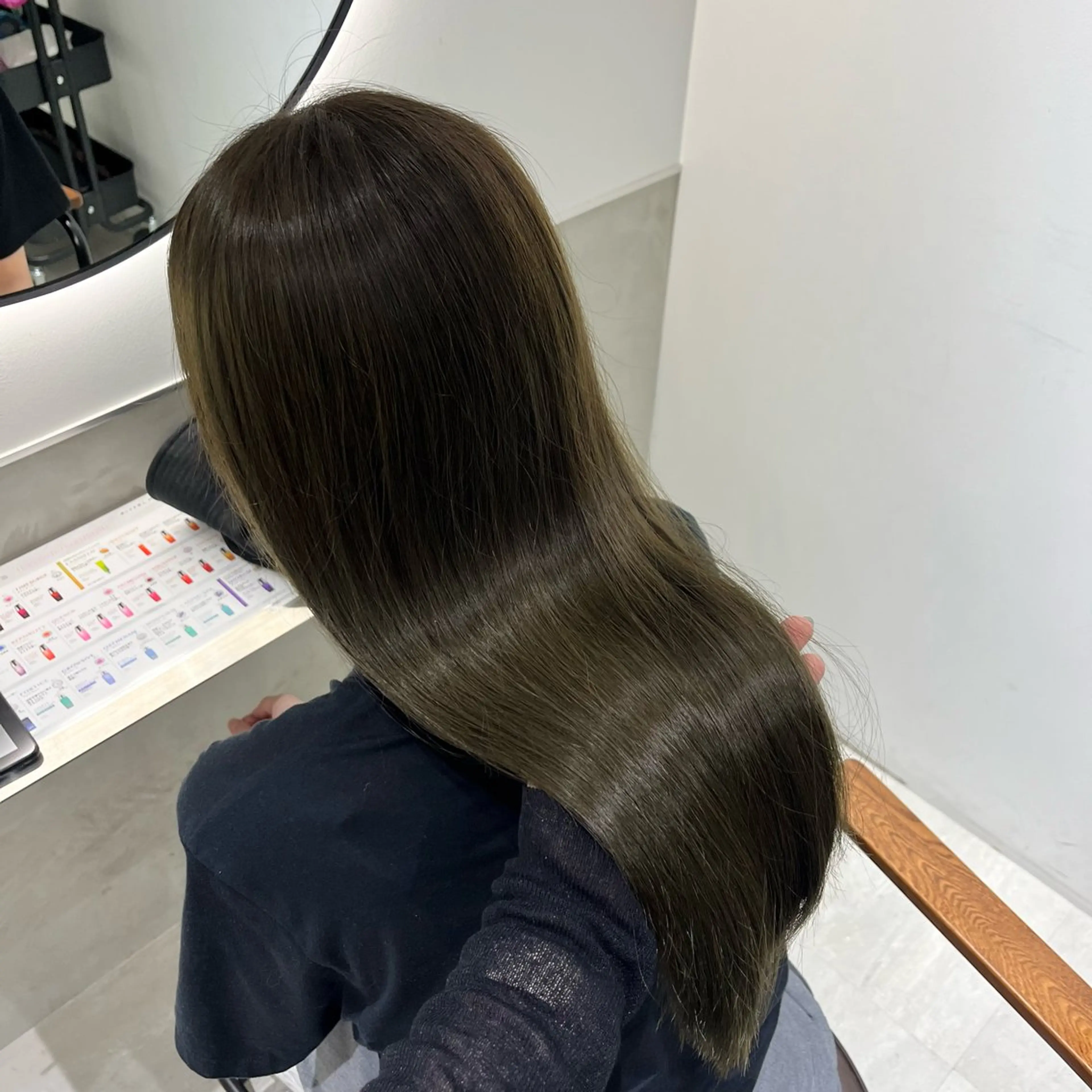 カラー カット ヘアカラー トリートメント 髪質改善/レイヤー× 縮毛矯正🤍maiのヘアスタイル
