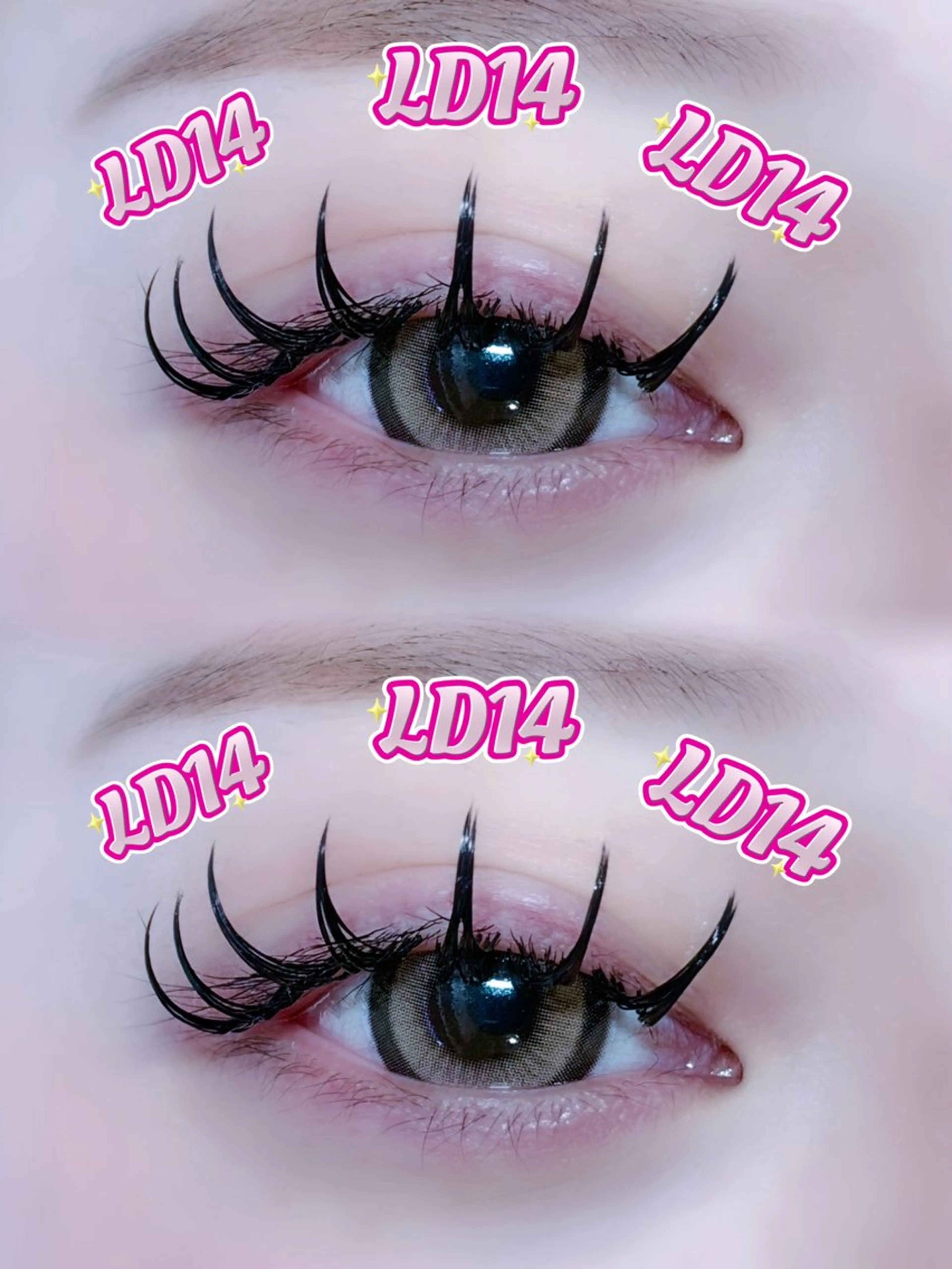 マツエク🎀ダブルフラットラッシュ80束(オフ無料)の写真