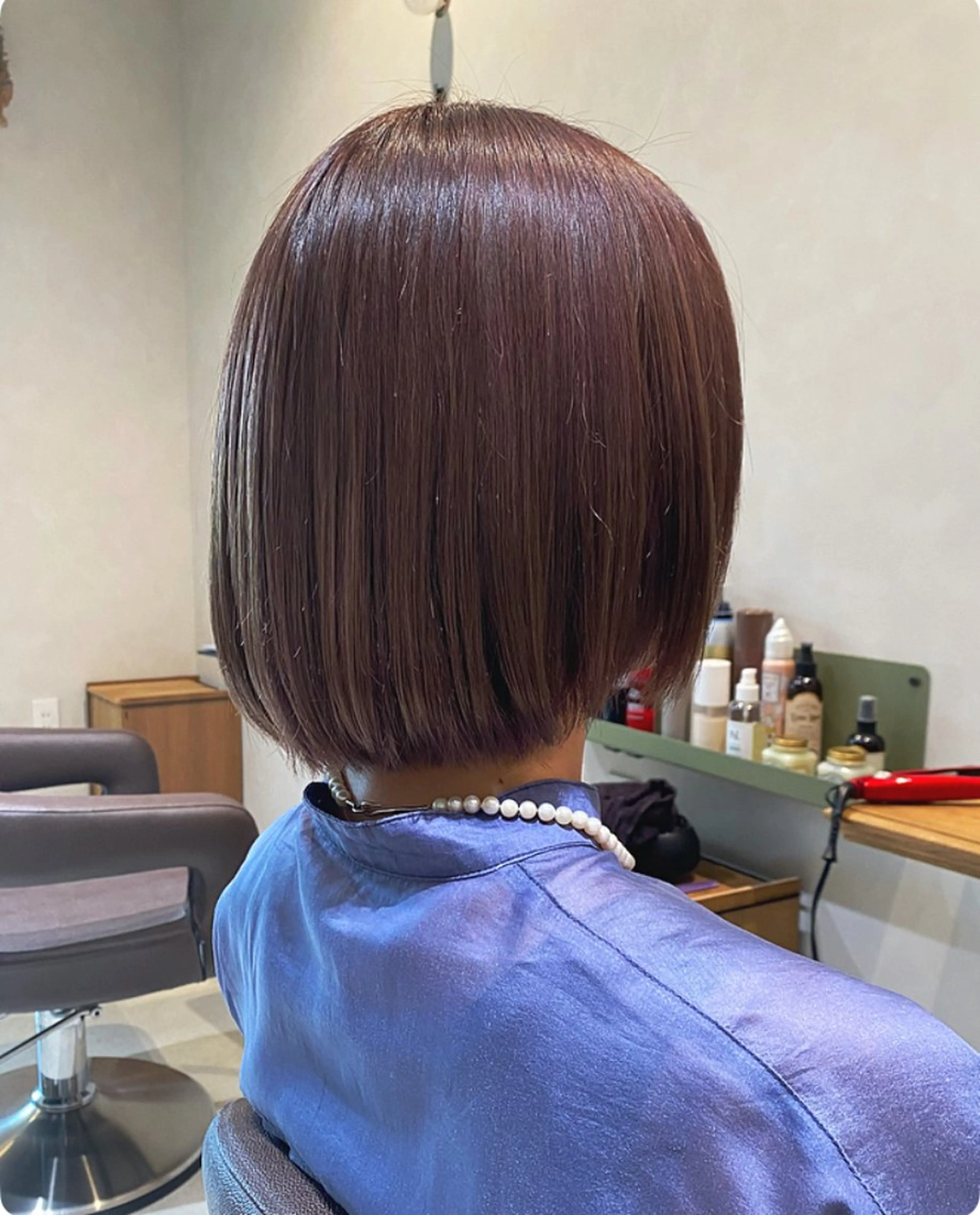 ショート カラー ベージュカラー ヘアカラー トリートメント 羽田 希のヘアスタイル