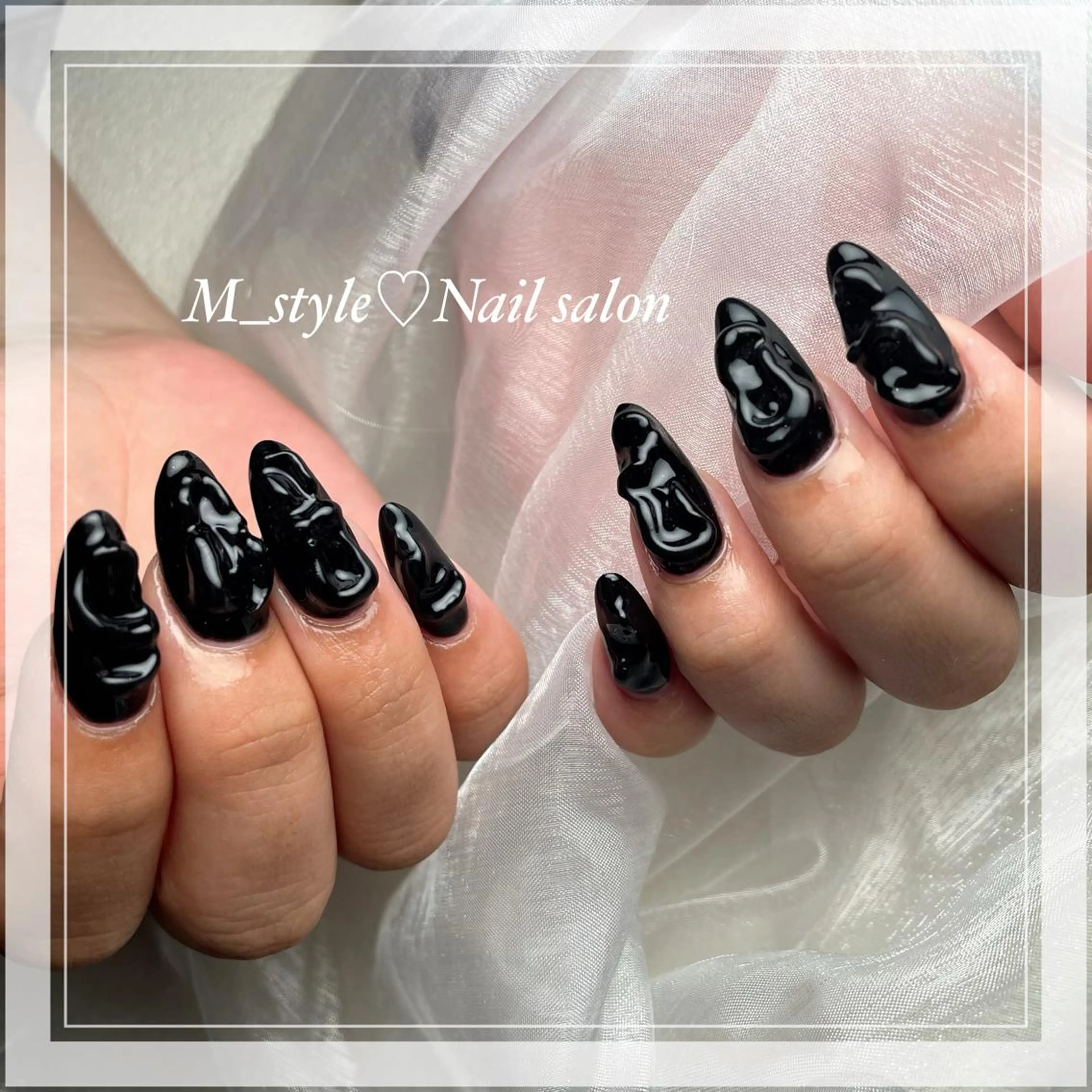 ロング ネイル 下妻ネイルサロン/ パラジェルのネイルデザイン