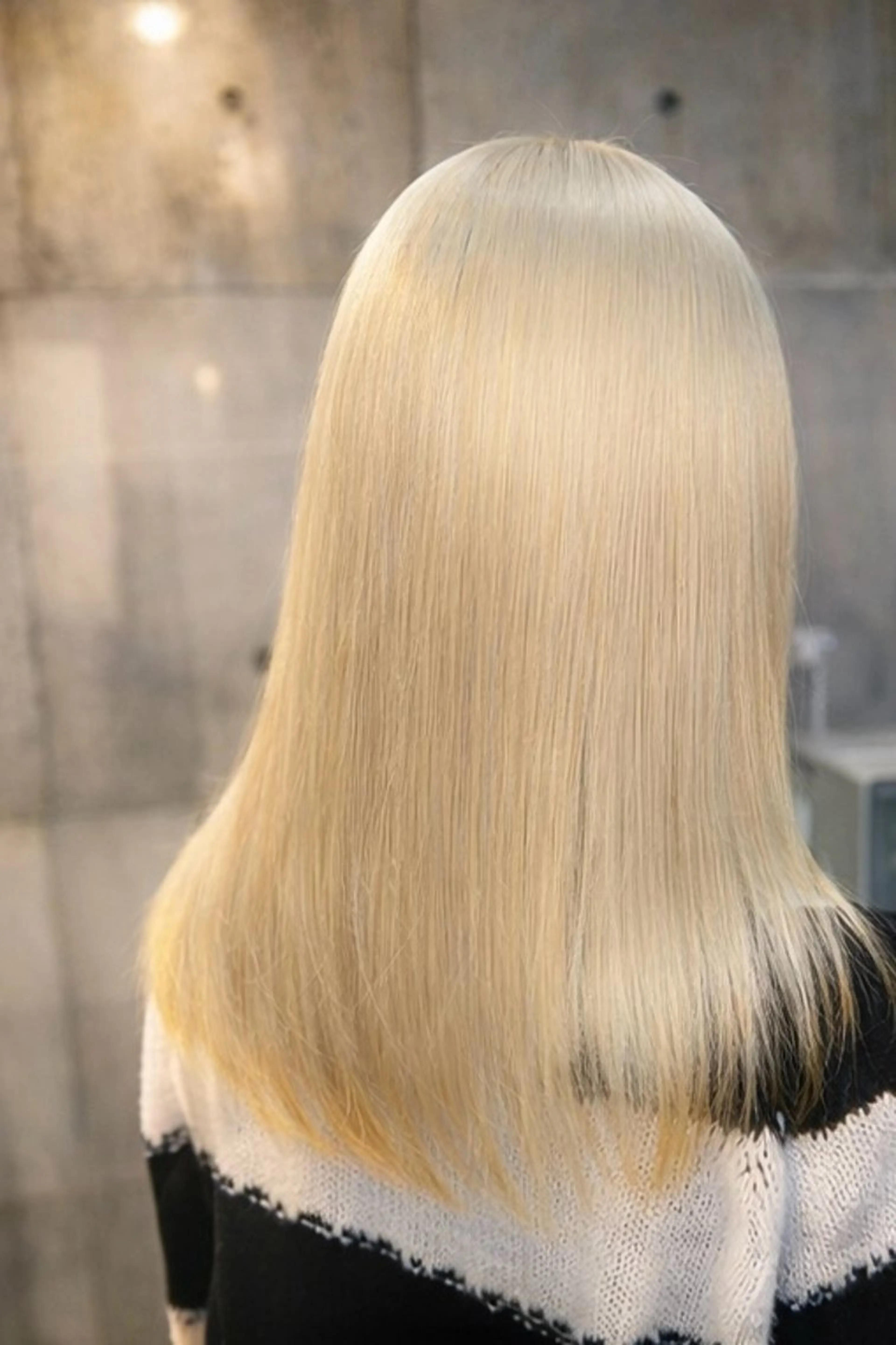 ミディアム ヘアカラー Maison髪質改善 レイヤー/三宮のヘアスタイル