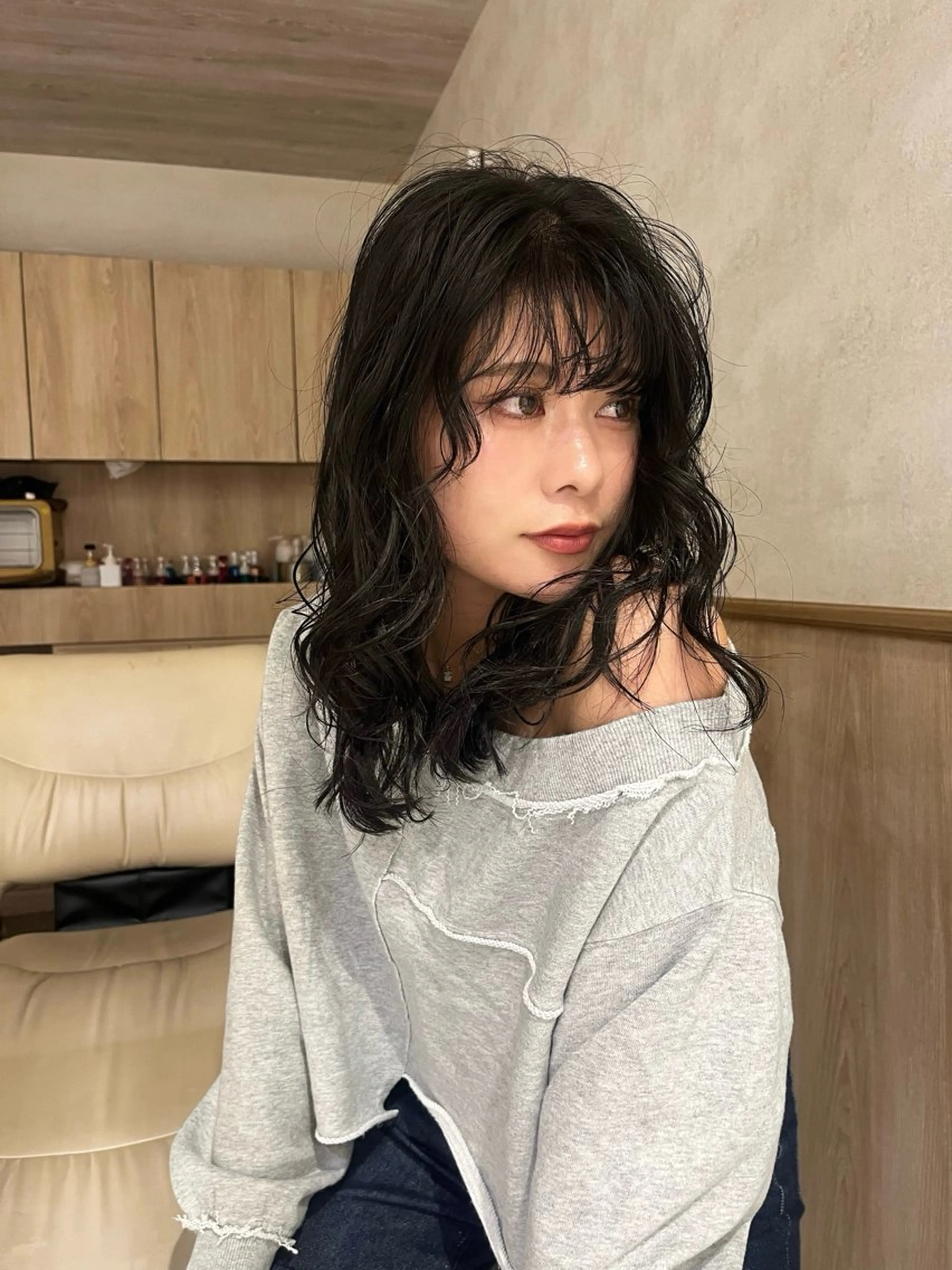 セミロング izumi/ ボブ/パーマのヘアスタイル