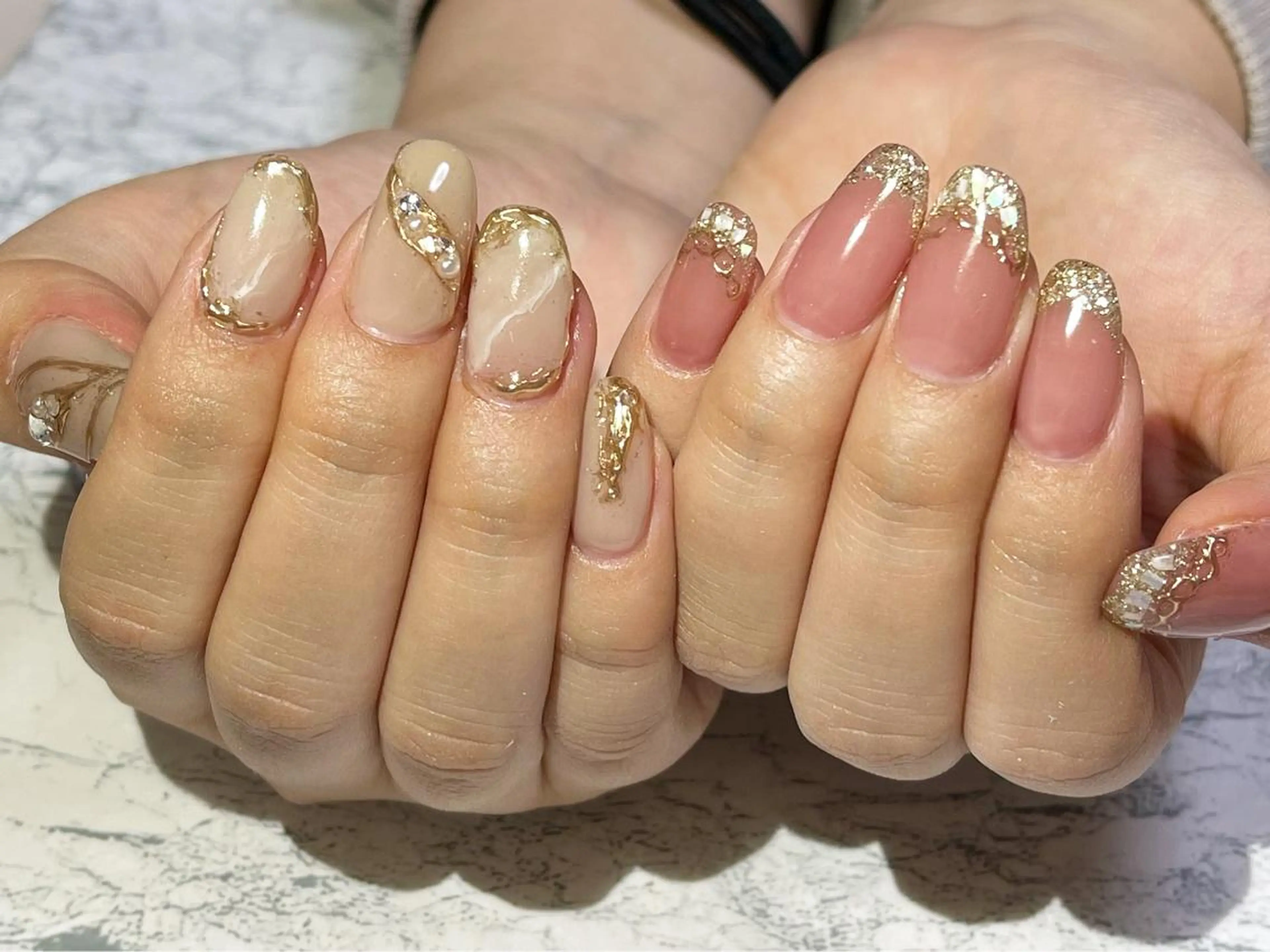 ネイル フットネイル ニュアンスネイル シンプルネイル 春ネイル 夏ネイル ネイル フフラ所属・nail fufla ♡yamane♡のネイルデザイン