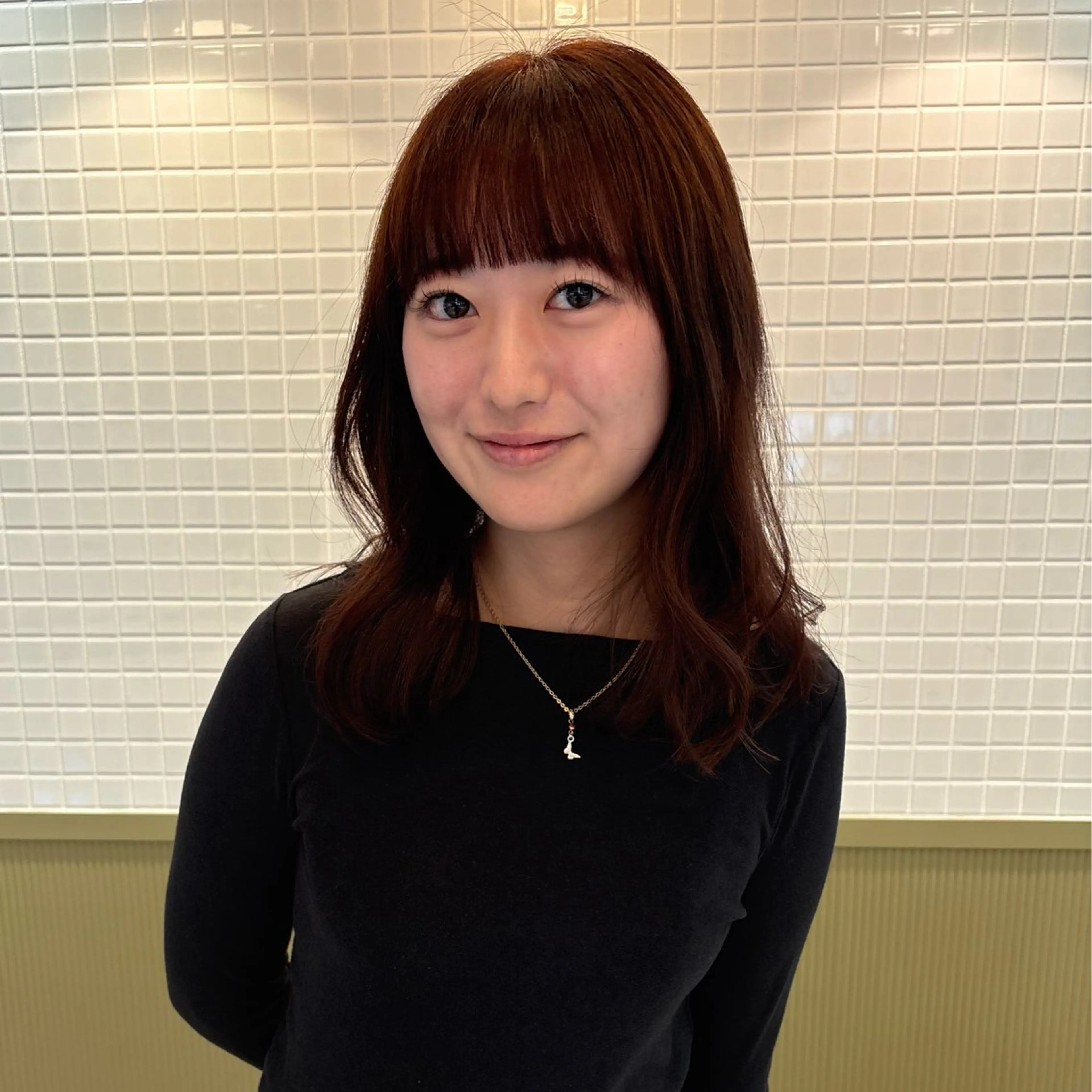 セミロング ヘアカラー ☕️NOA / レイヤーカット🍮のヘアスタイル