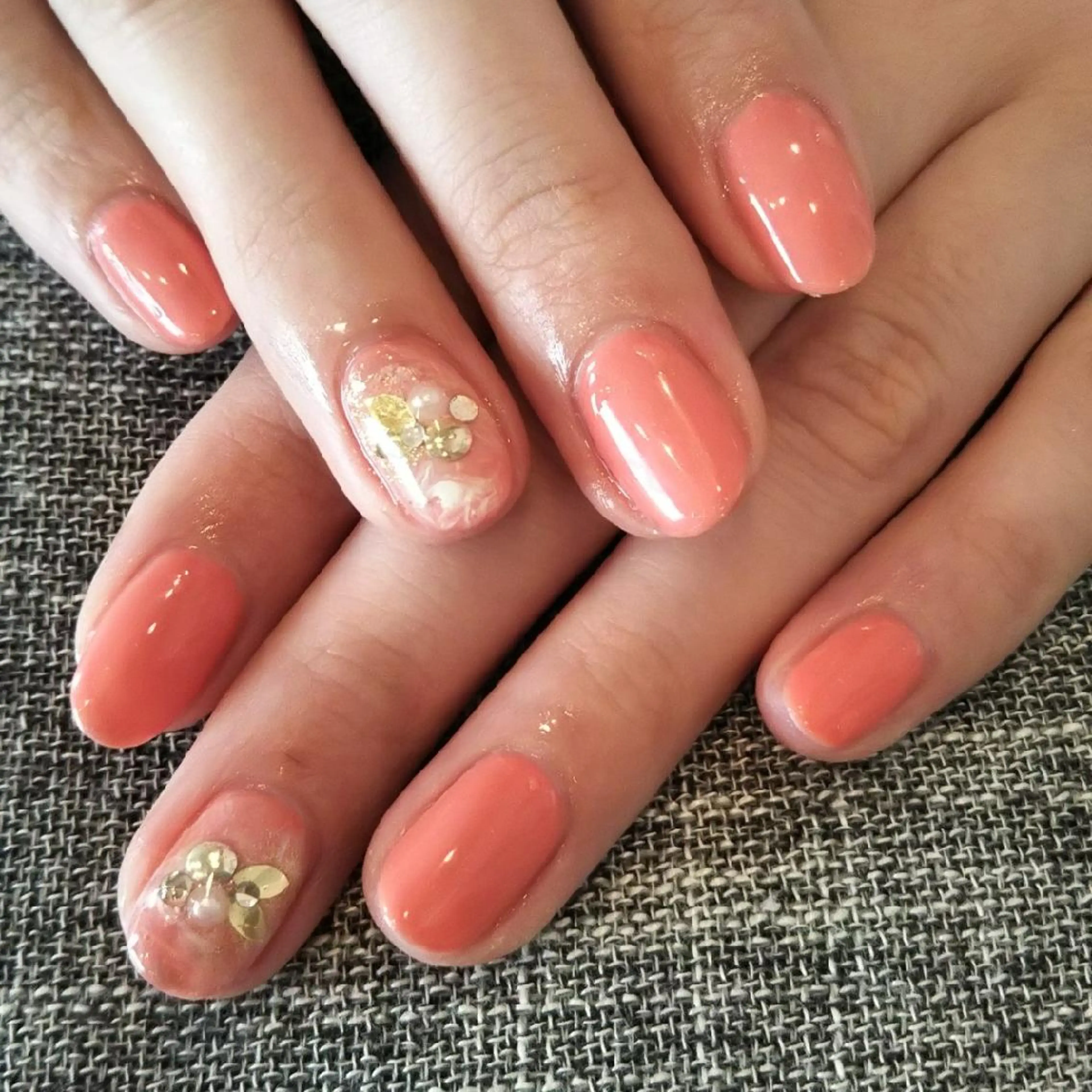 ネイル オレンジ private salon mieのネイルデザイン