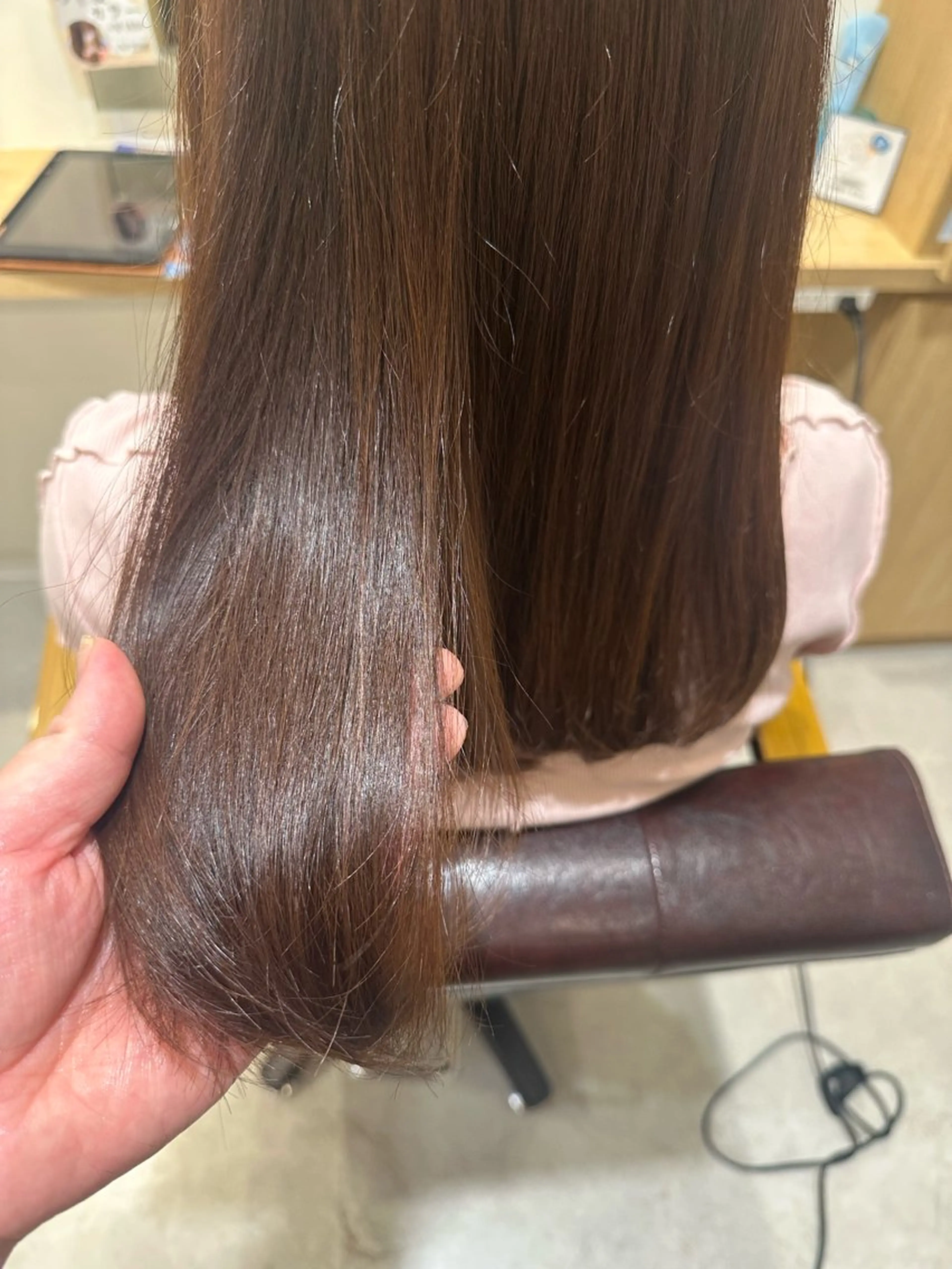 ミディアム オレンジブラウン hair&eyelash Truth所属・Truth上谷綾子/ 名古屋市北区/黒川駅のヘアスタイル