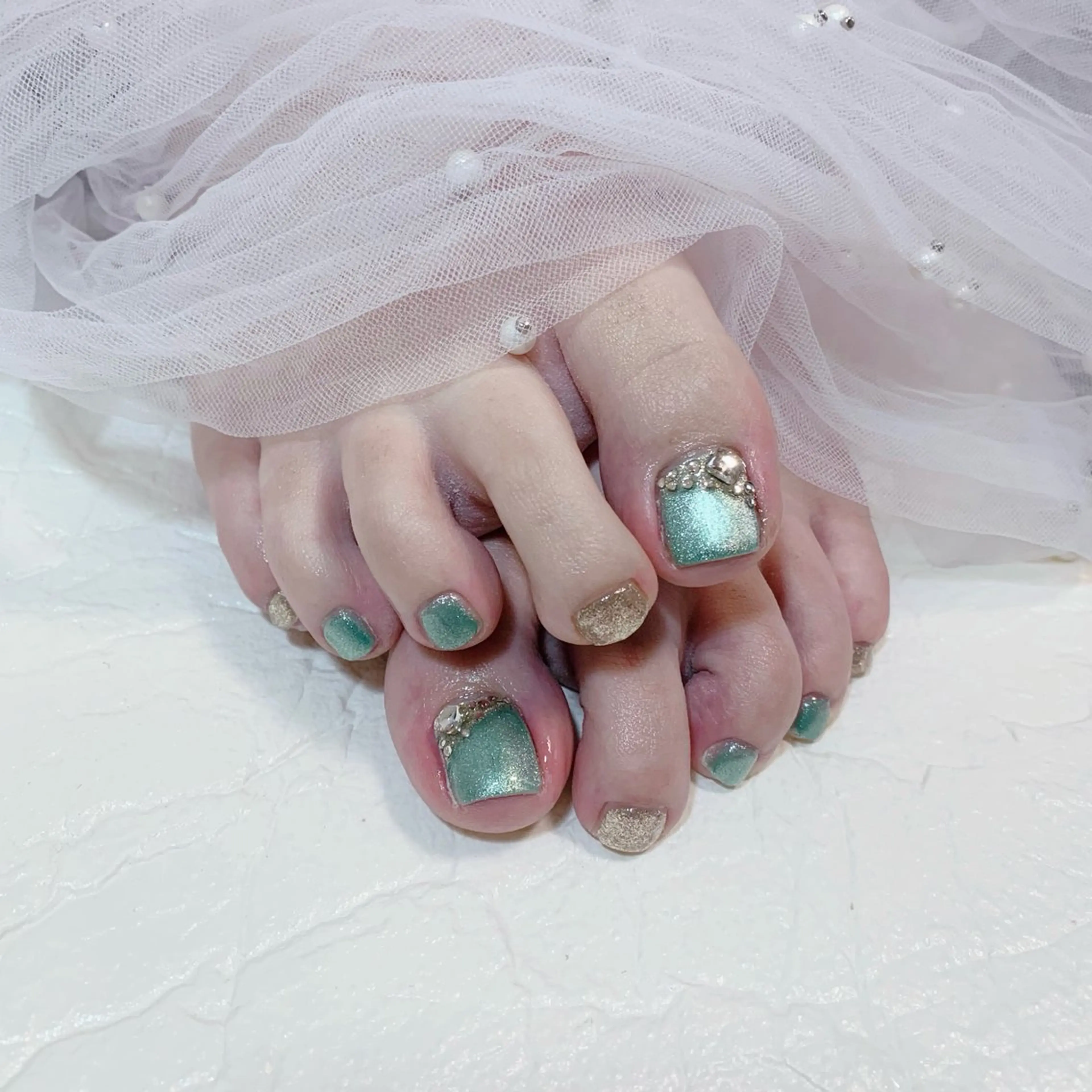 ネイル フットネイル Ribbon佐野店 飯塚のネイルデザイン