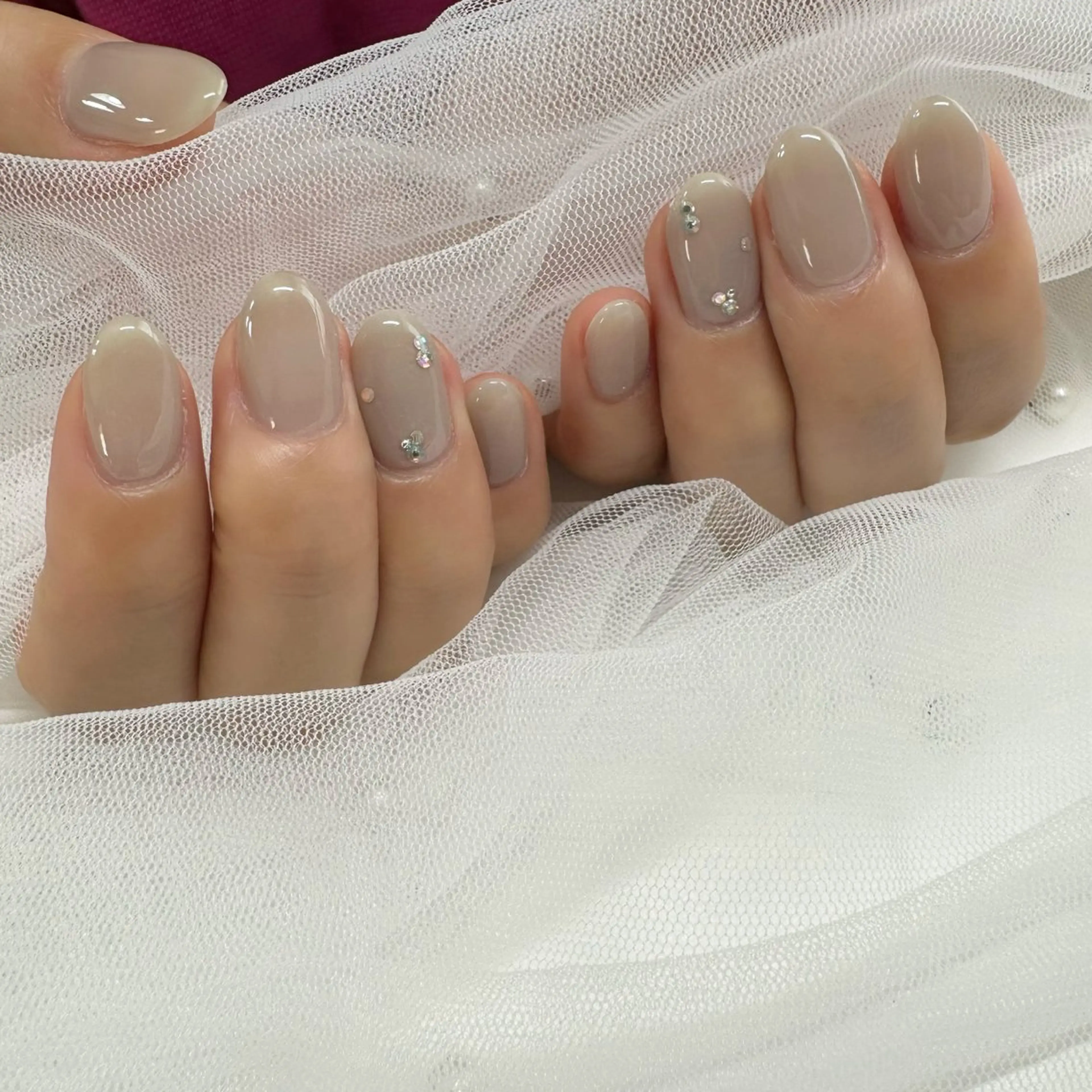 ネイル ジェルネイル シンプルネイル 東 千夏のネイルデザイン