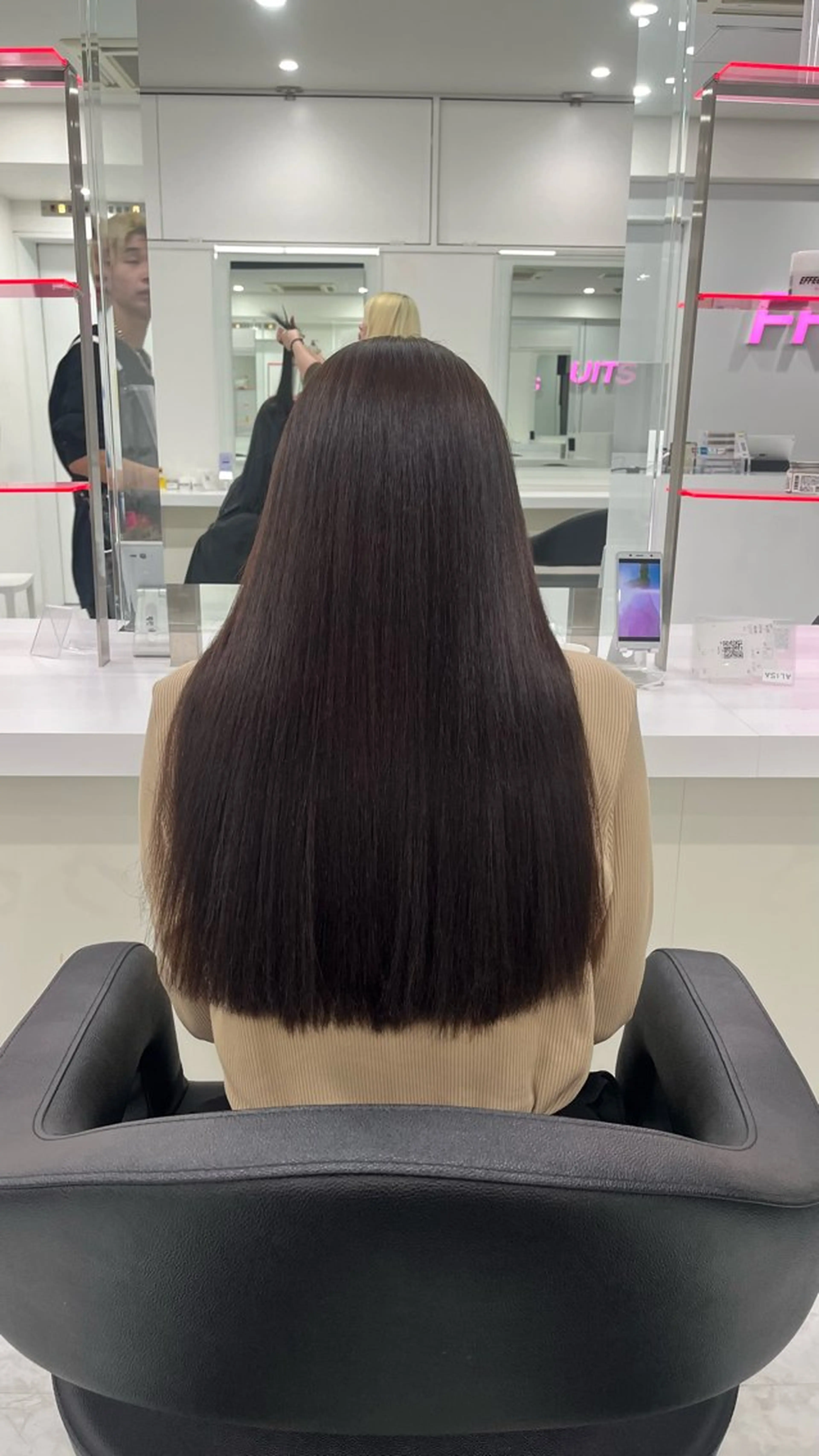 カラー 🤍海外girl🤍 ベージュ/ALISAのヘアスタイル