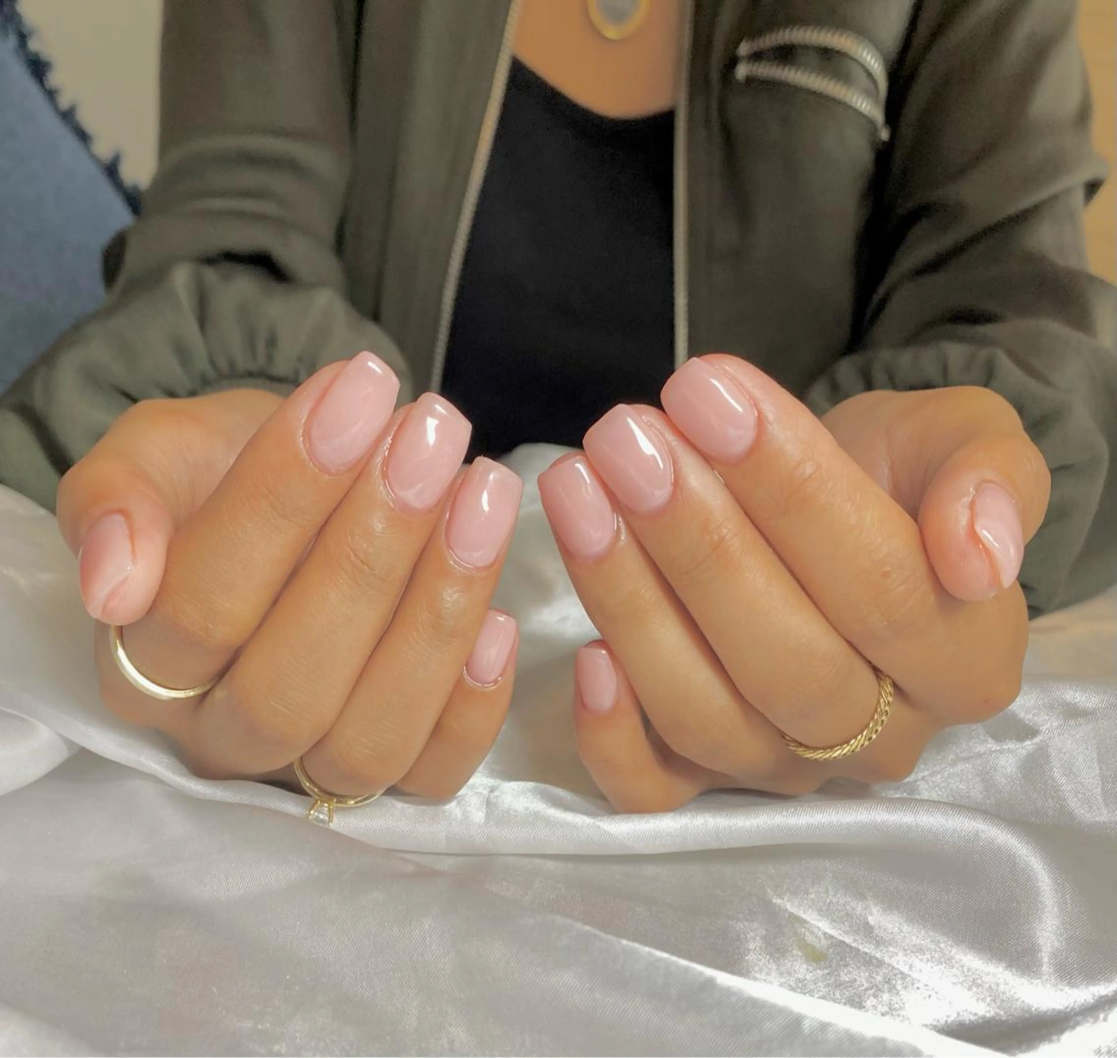 キッズ ネイル 韓国ネイル オフィスネイル ワンカラーネイル シンプルネイル スクエアネイル ハンドネイル おうちネイルサロン RINAのその他イメージ