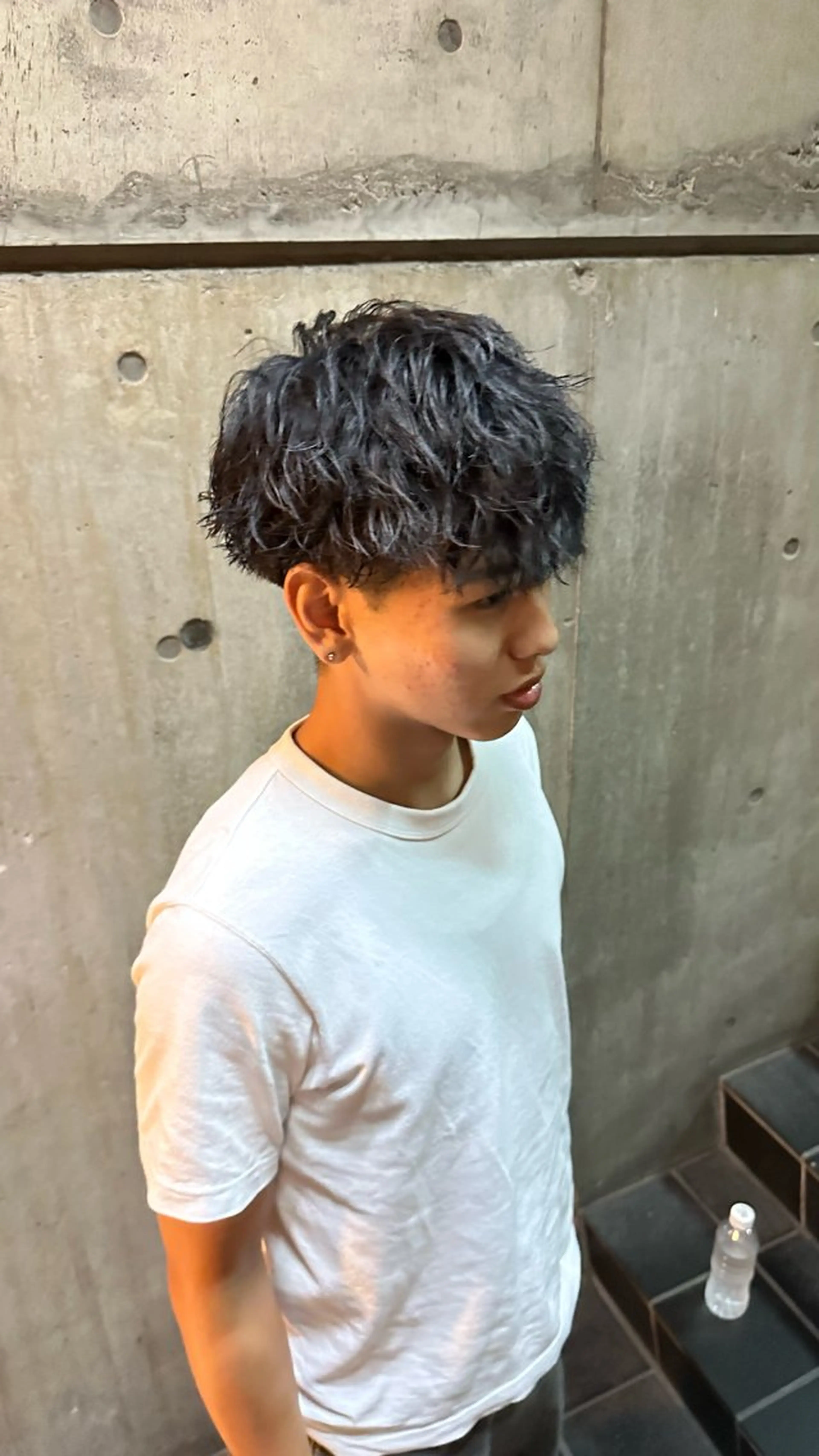 パーマ メンズ マッシュ 五十嵐 圭音のヘアスタイル