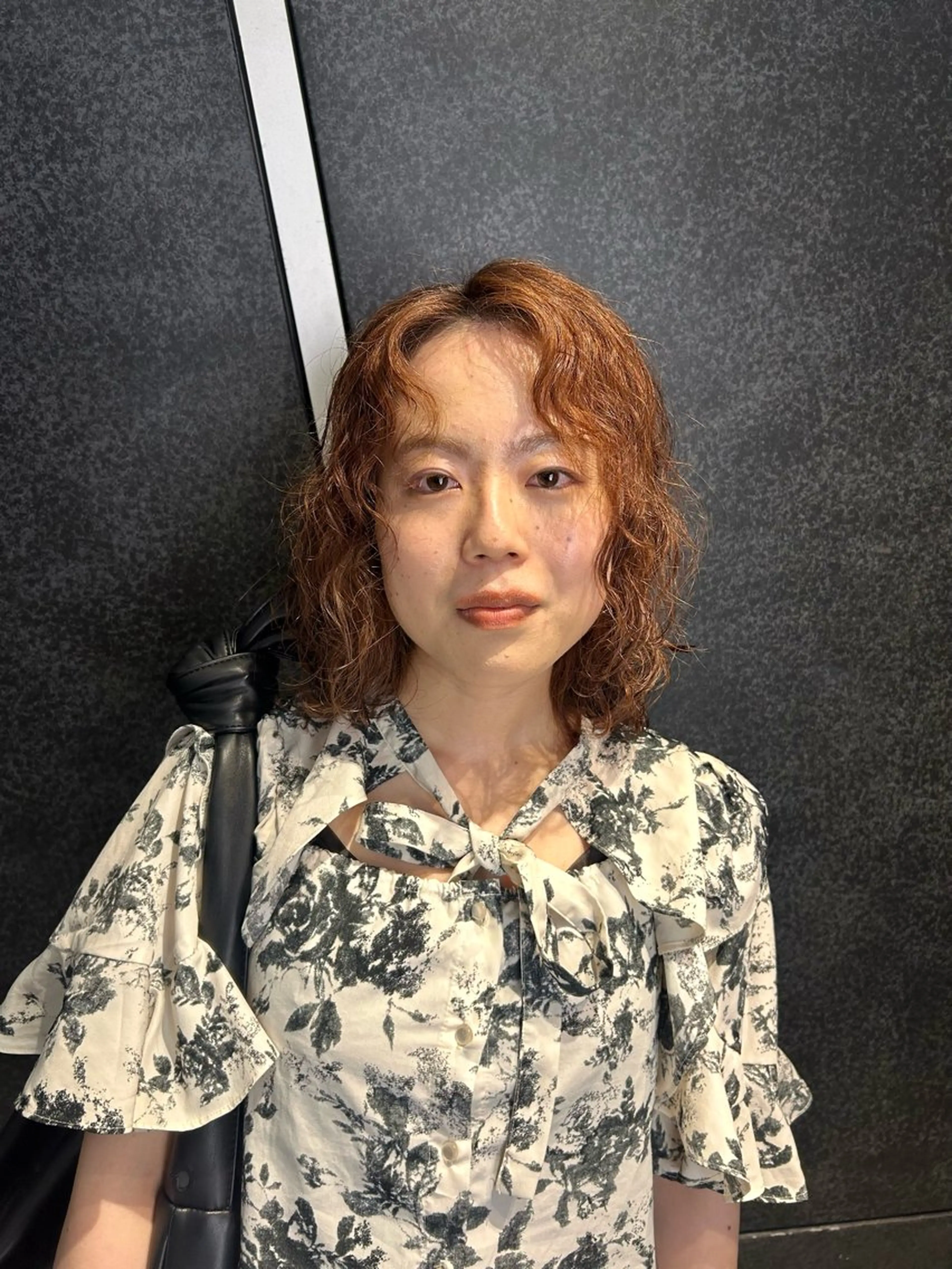 ミディアム パーマ ミディアムパーマ ボブ ハイライト 髪質改善 韓国風ヘア レイヤーカット //金子 聖汰のヘアスタイル