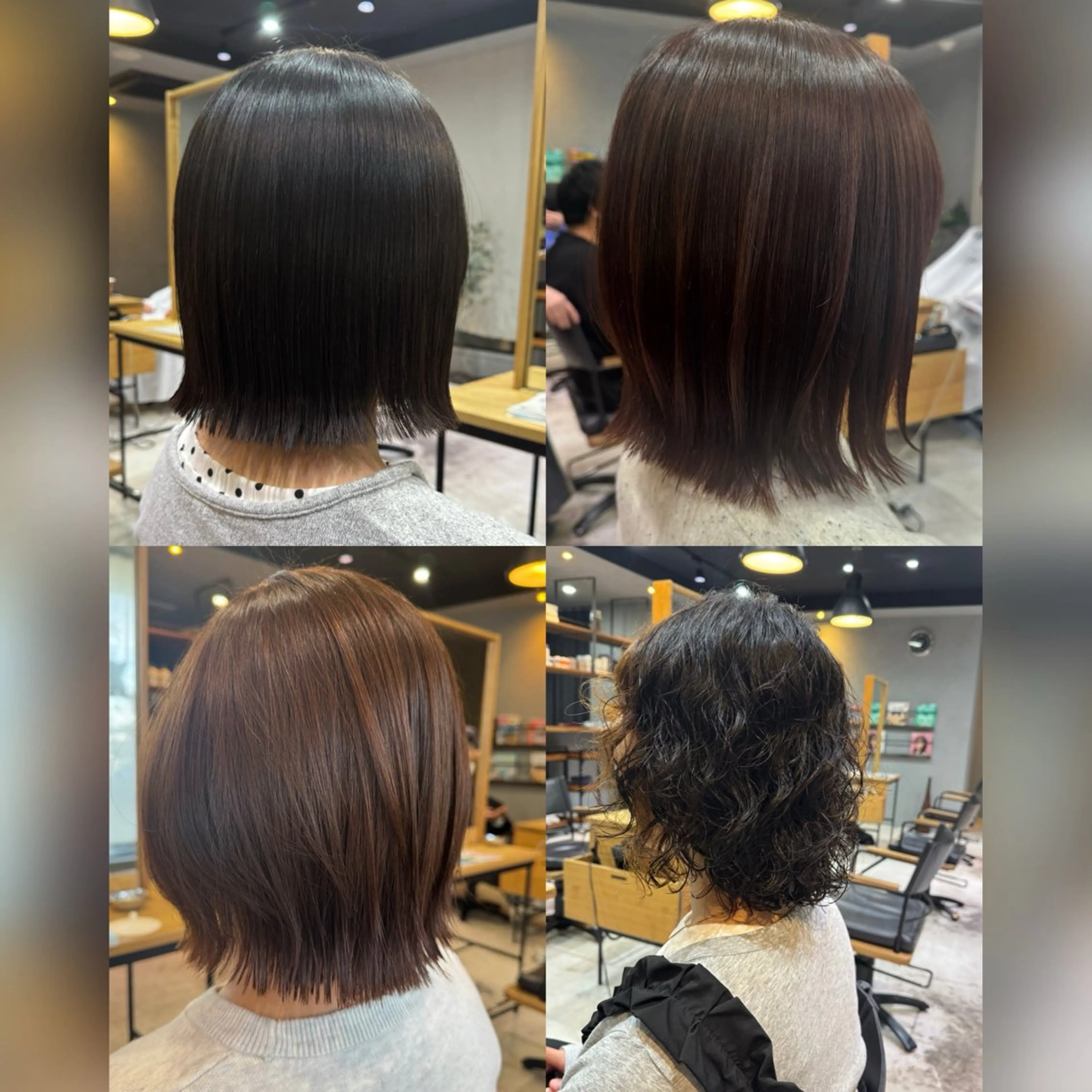 ミディアム ボブ 似合わせカット カット ヘアカラー トリートメント カラー/ 髪質改善/新吾ありさのヘアスタイル