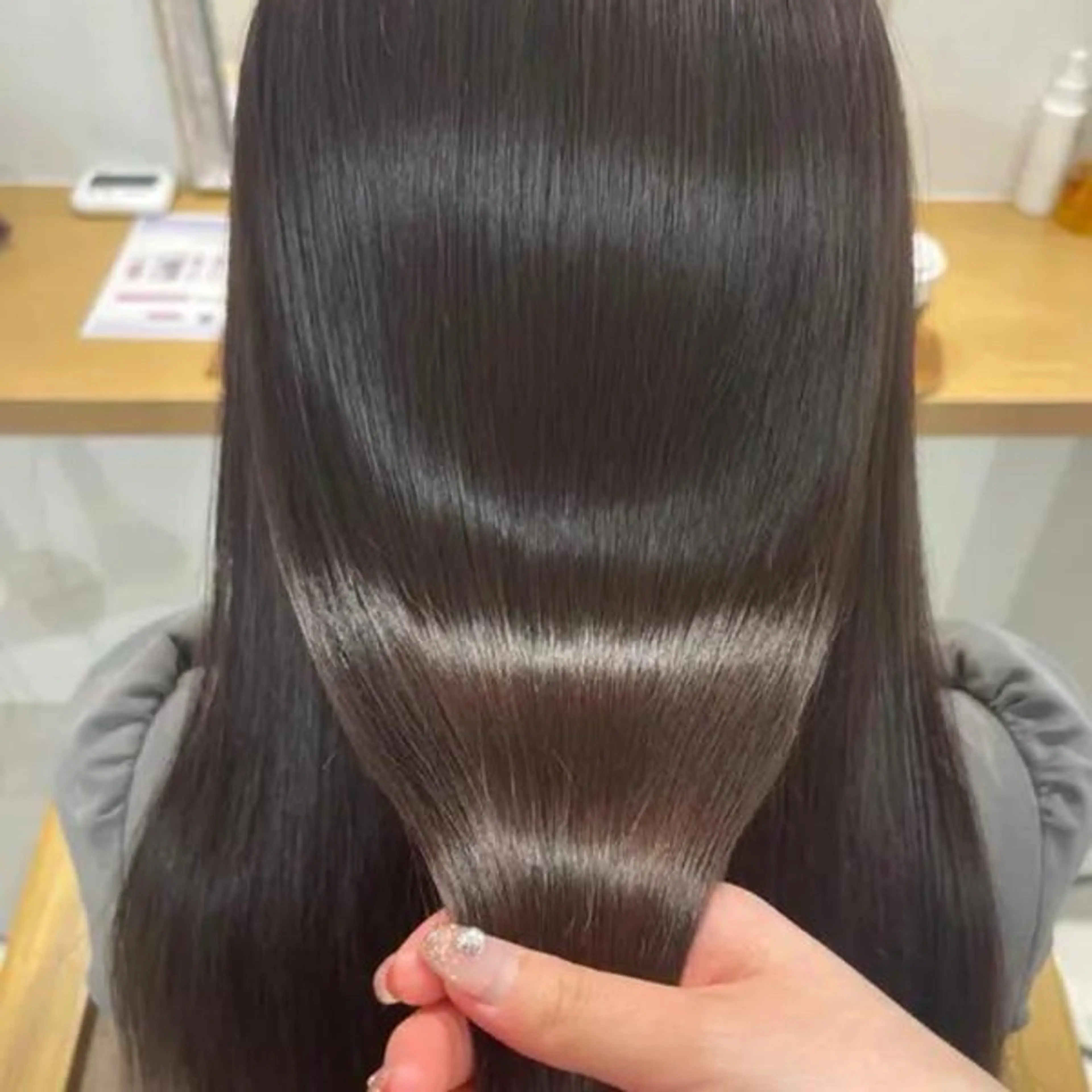ロング カット 縮毛矯正 トリートメント メンズ特化/久保 歩夢のヘアスタイル