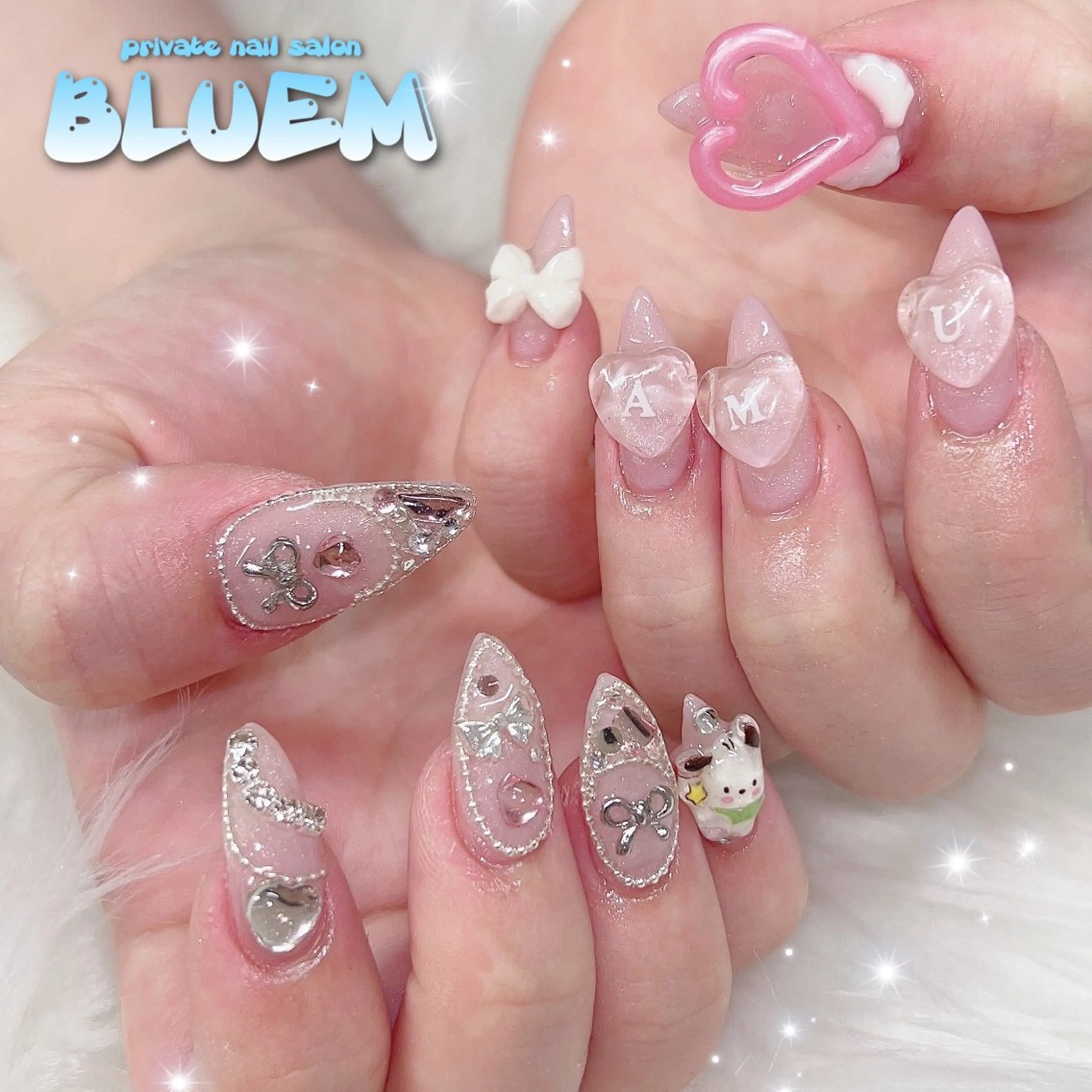 ネイル ハンドネイル BLUEM なな🐶のネイルデザイン