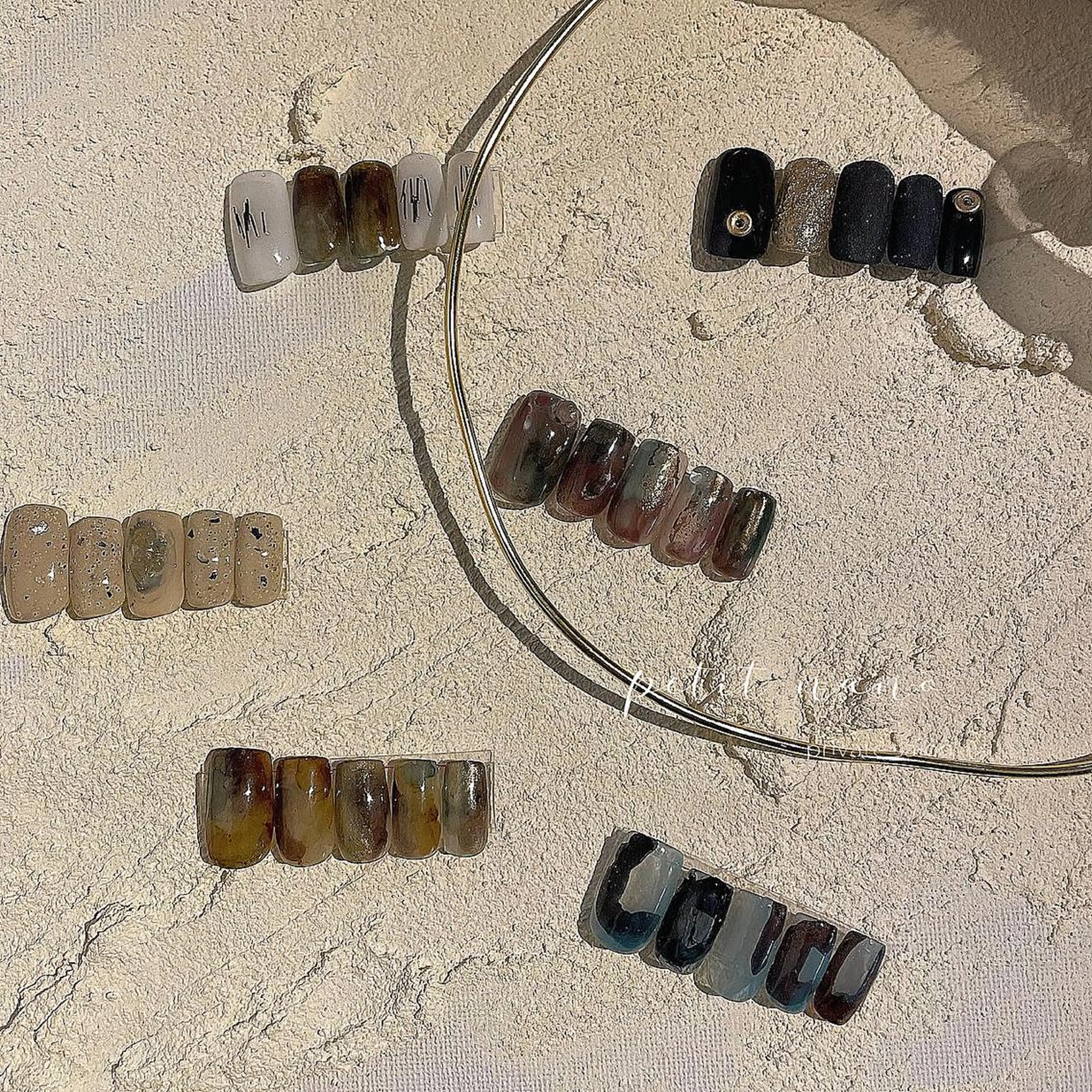 ネイル チークネイル ジェルネイル 韓国ネイル マグネットネイル ニュアンスネイル nail‪◯ petitnanoのネイルデザイン