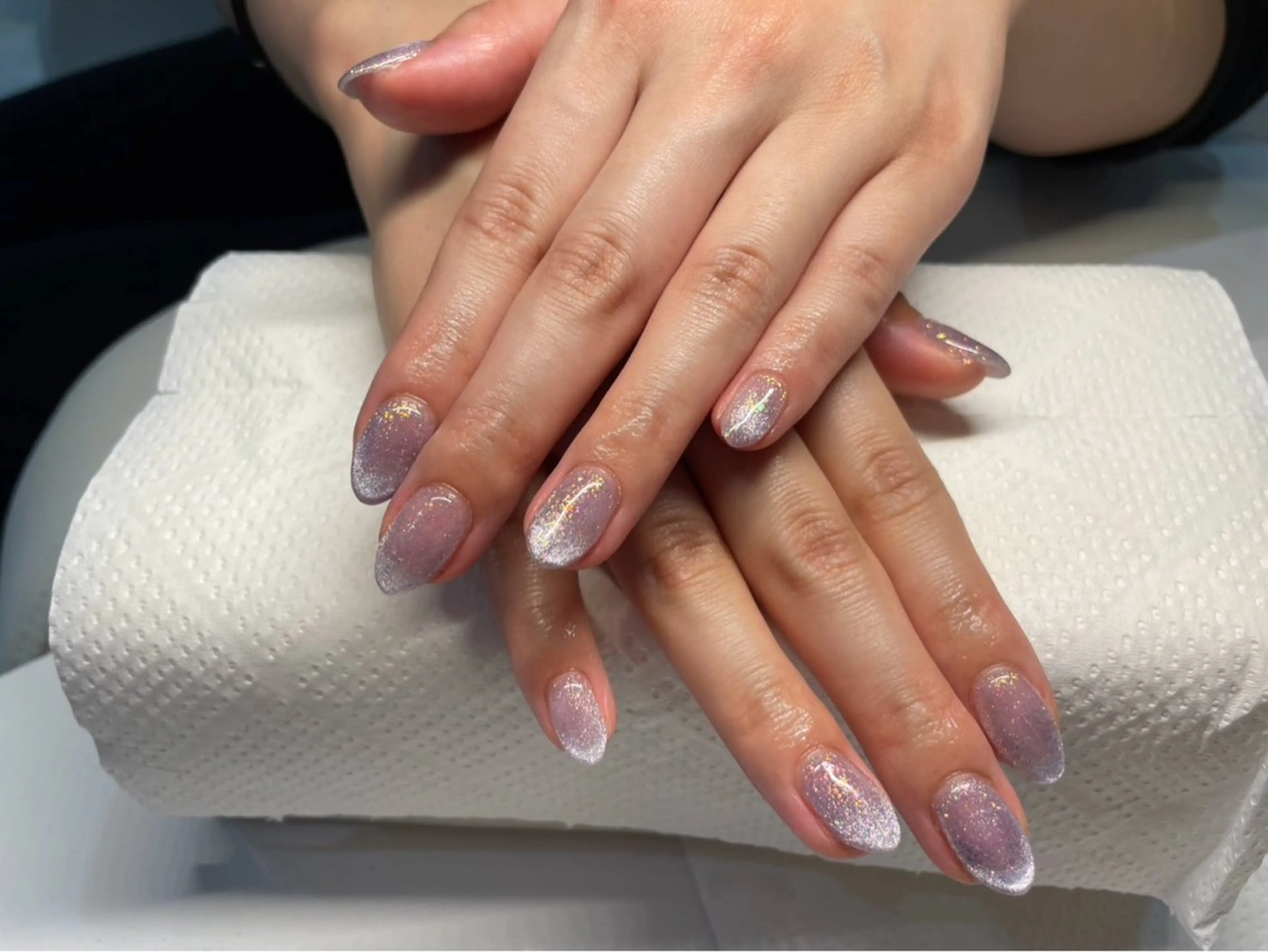 【ハンドネイル】マグネットワンカラーネイル¥7,000の写真