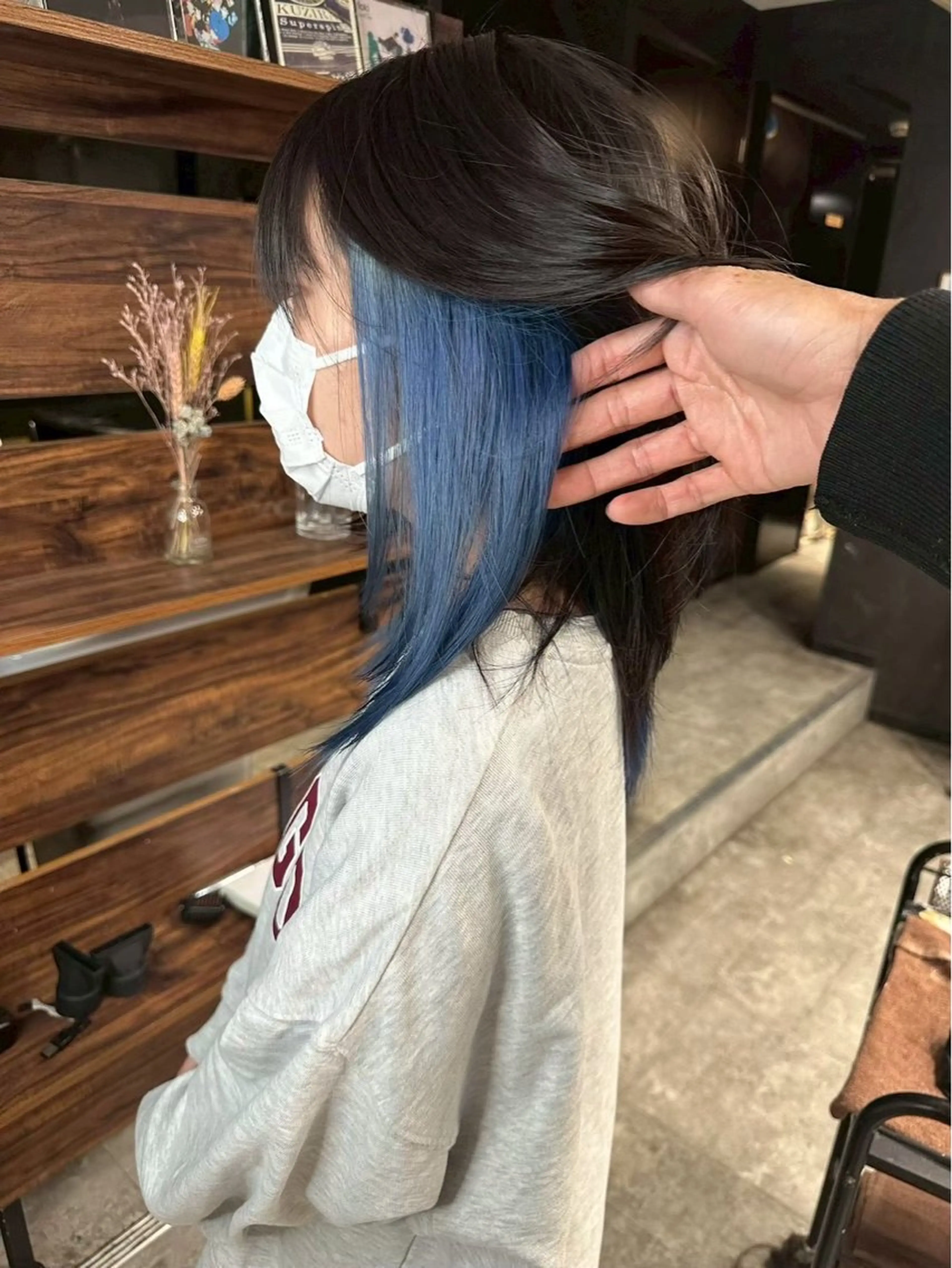 セミロング カラー 💎透明感カラー💎 bAteAu あまねのヘアスタイル