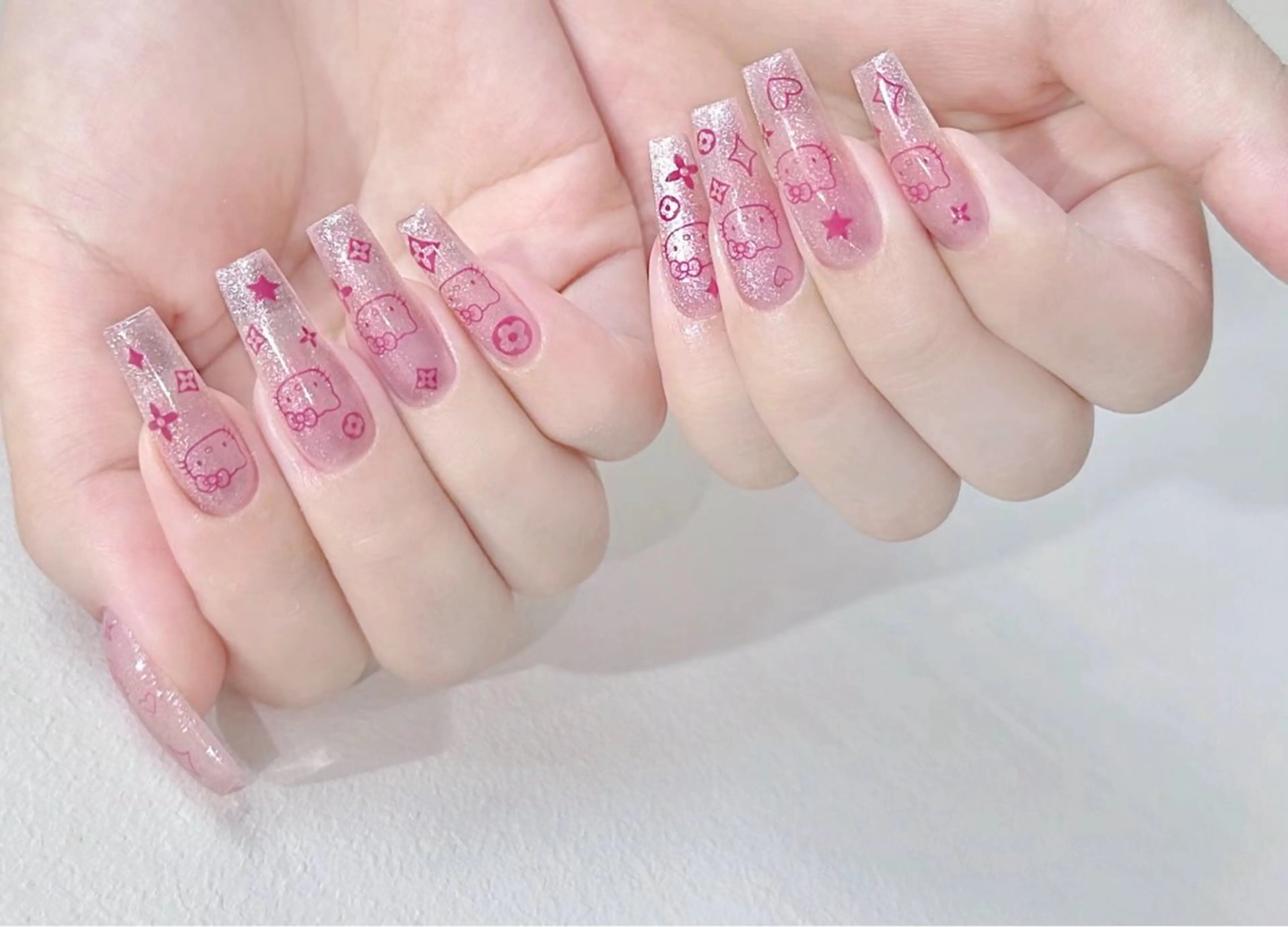 ロング ハンドネイル 長さだし専門店 ROKANAILのネイルデザイン