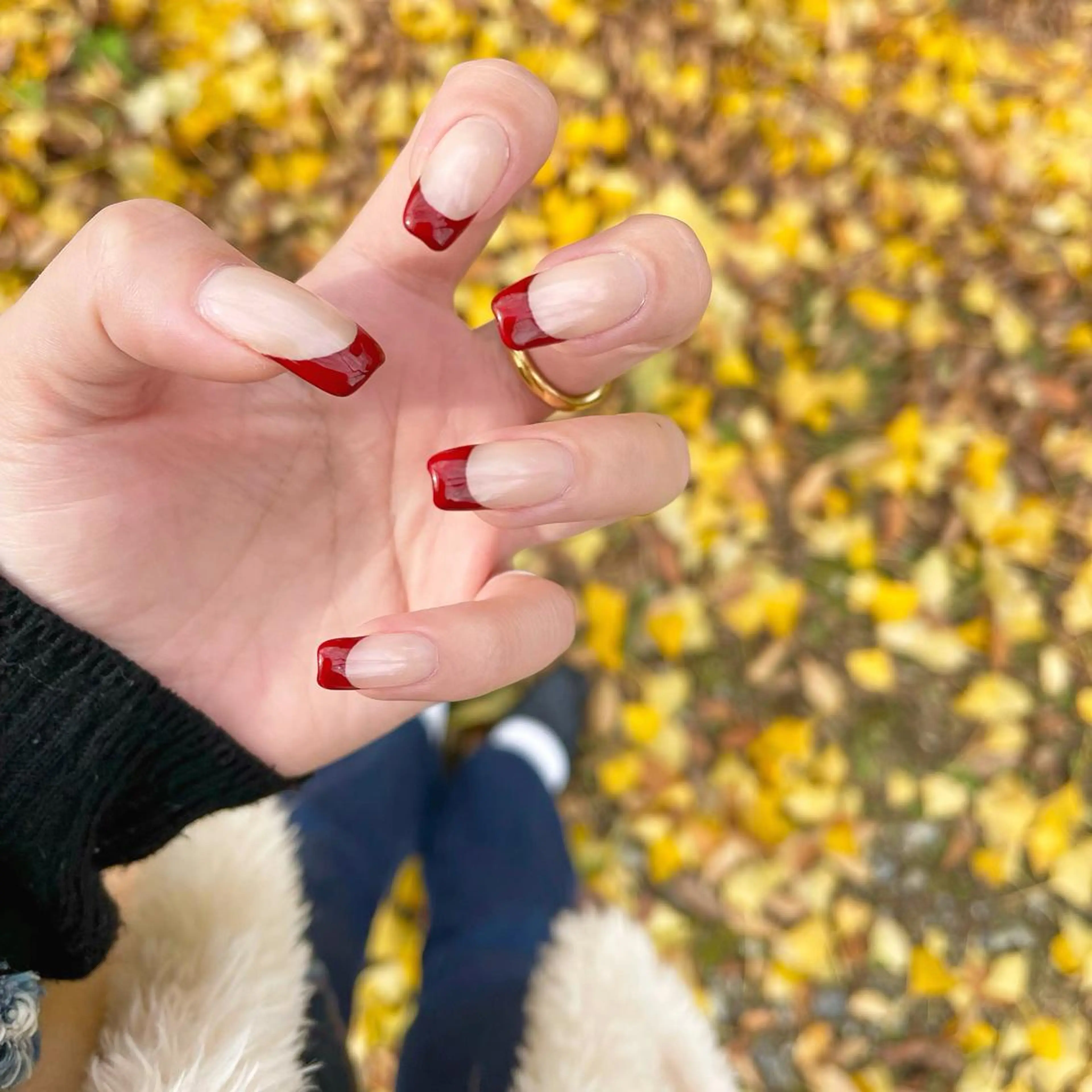 hand⭐︎)オフあり カラーベース有フレンチの写真