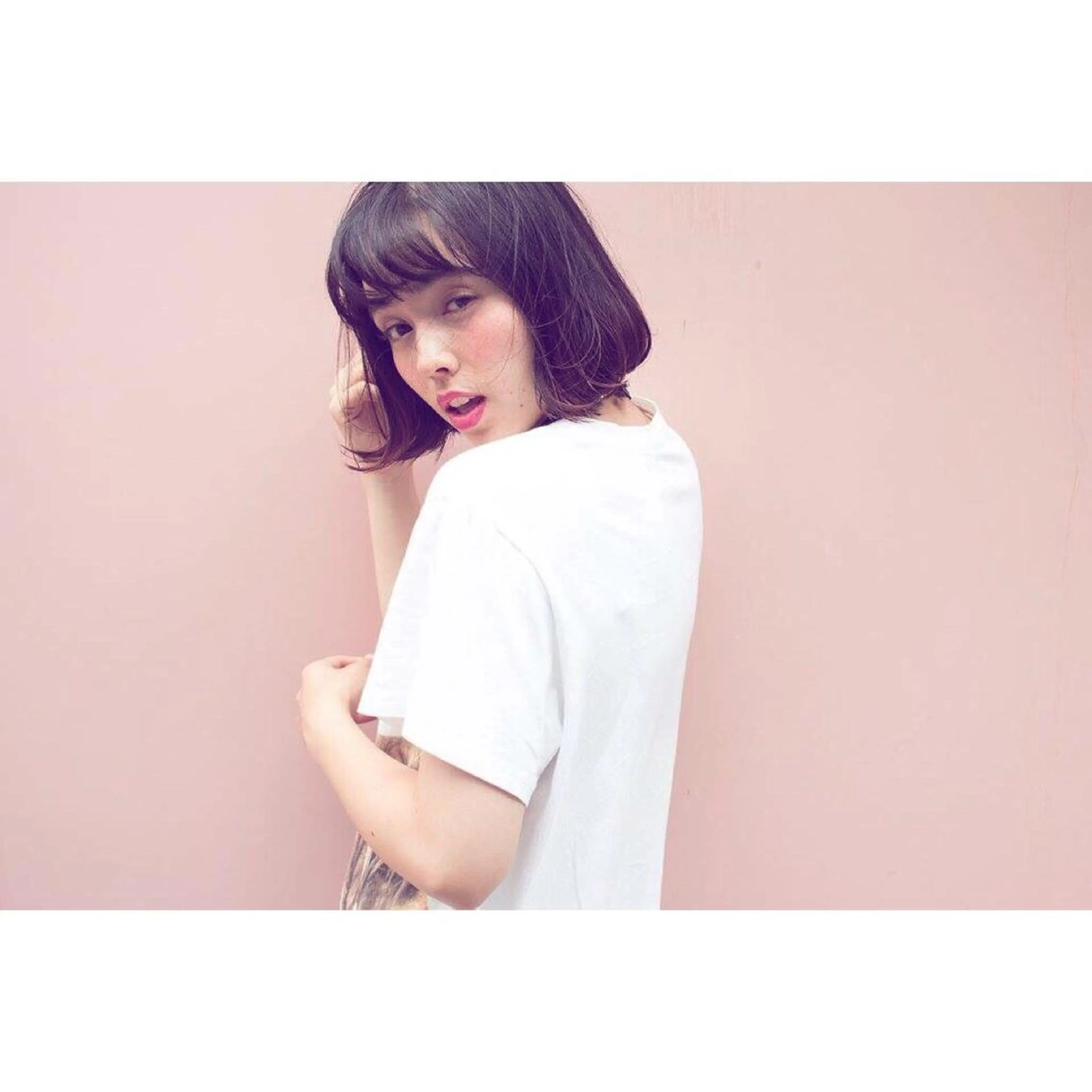 ショート ミディアム カラー パーマ STAR所属・内藤 達也のヘアスタイル