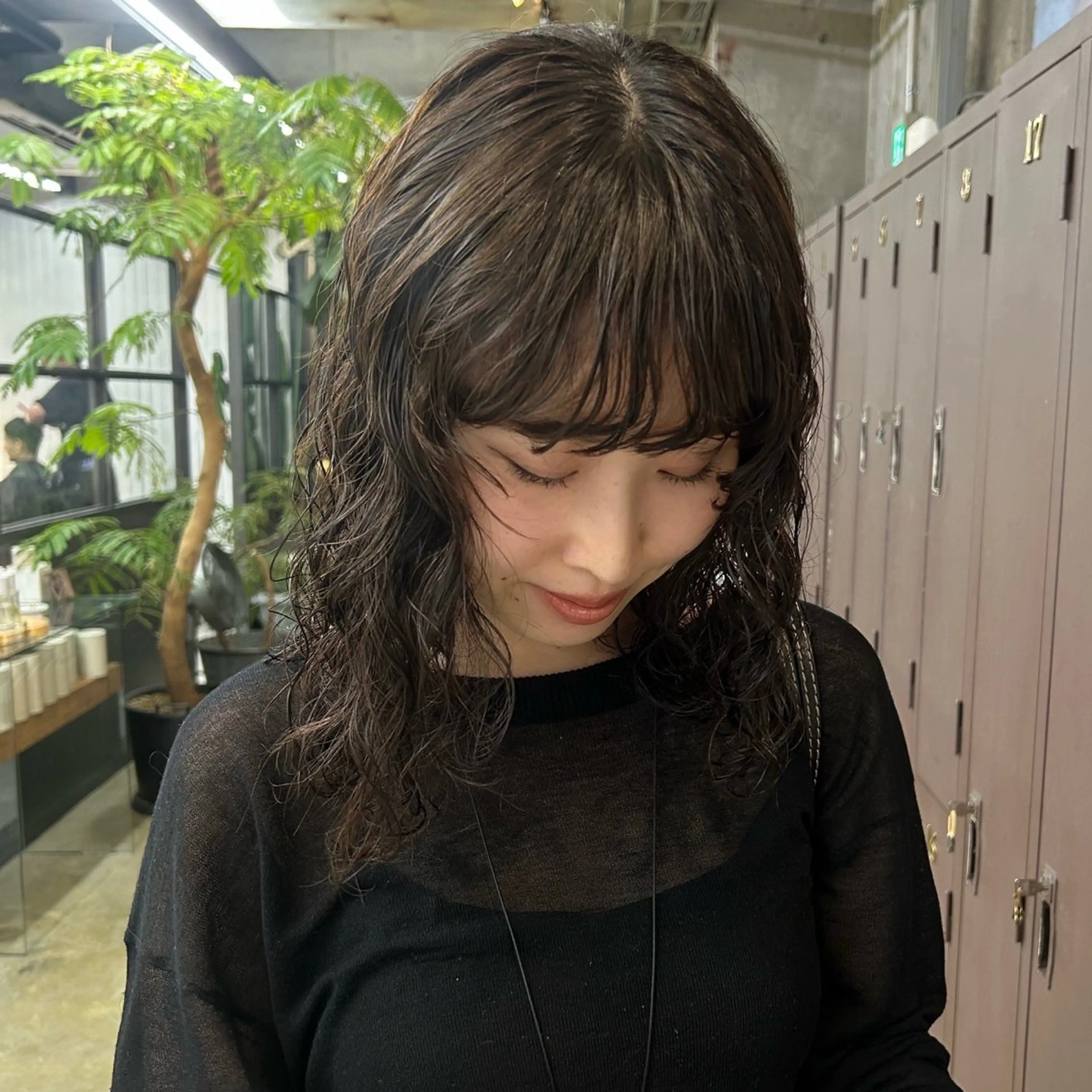 セミロング カット ヘアカラー パーマ 伊藤ほのか/パーマ /酸性ストレートのヘアスタイル