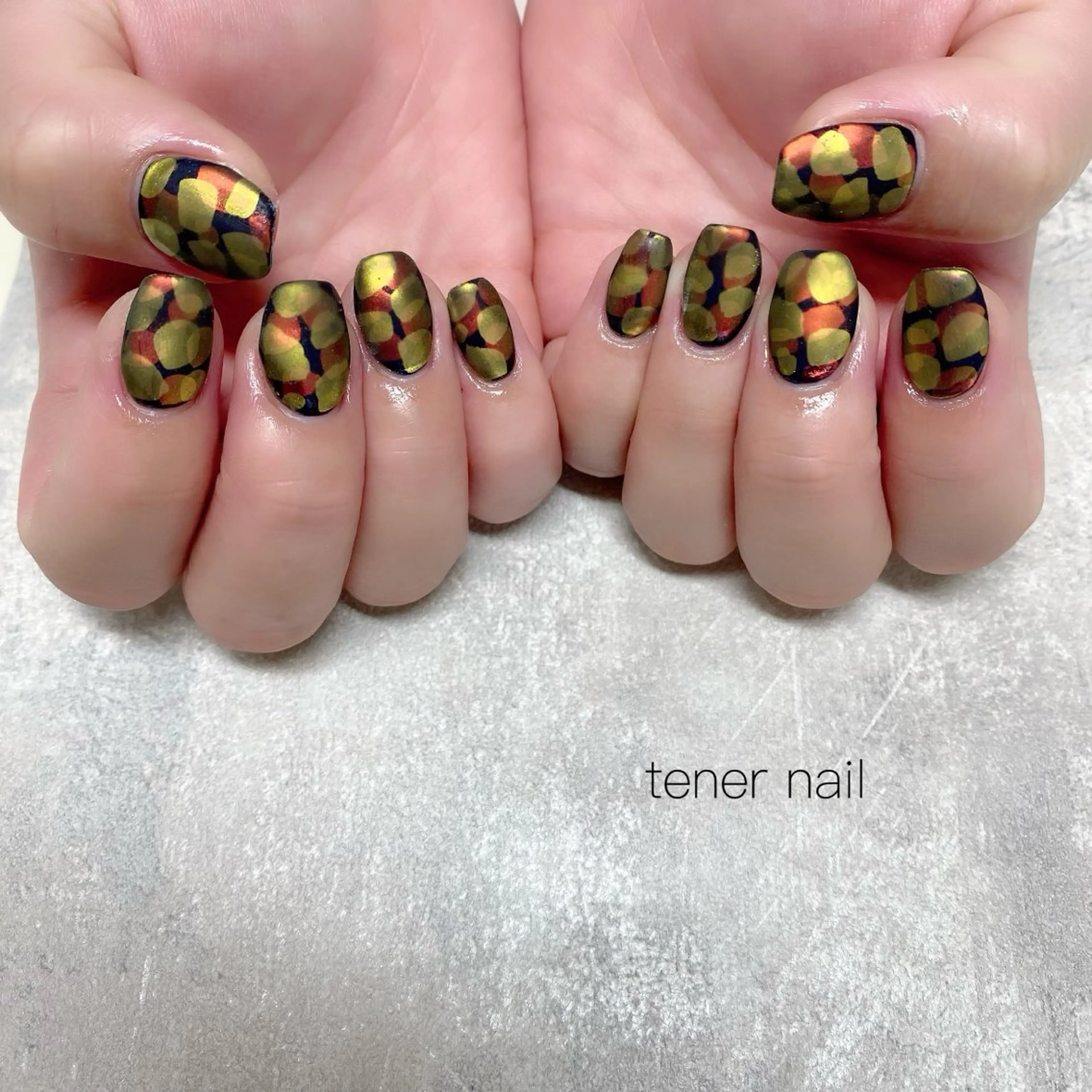 ネイル ミラーネイル スカルプネイル ハンドネイル テネルネイル tener nailのネイルデザイン