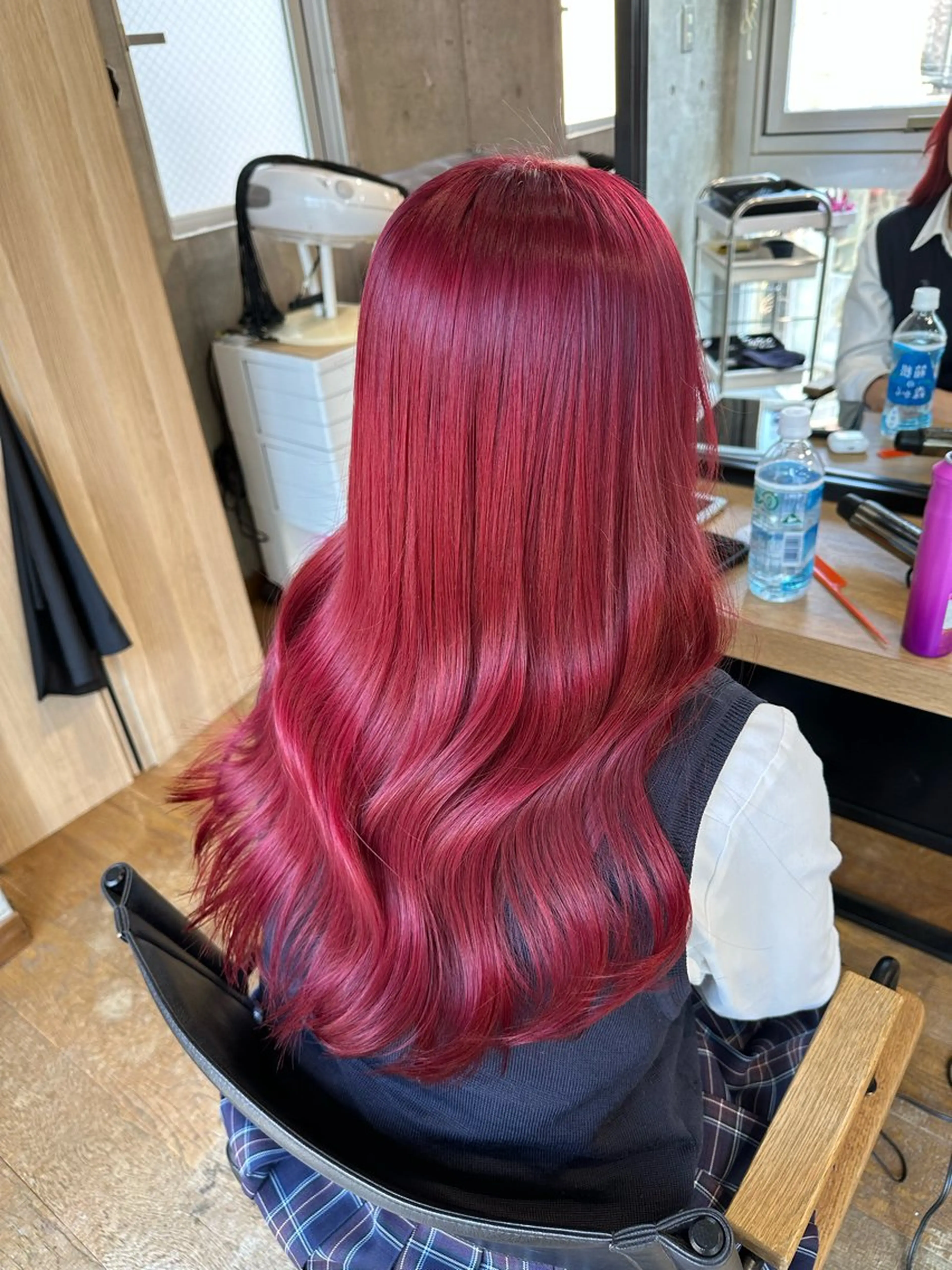 ロング カラー アディクシーカラー ブリーチ ケアブリーチ ダブルカラー イヤリングカラー DAIKIベージュ 🍂レイヤーカットのヘアスタイル