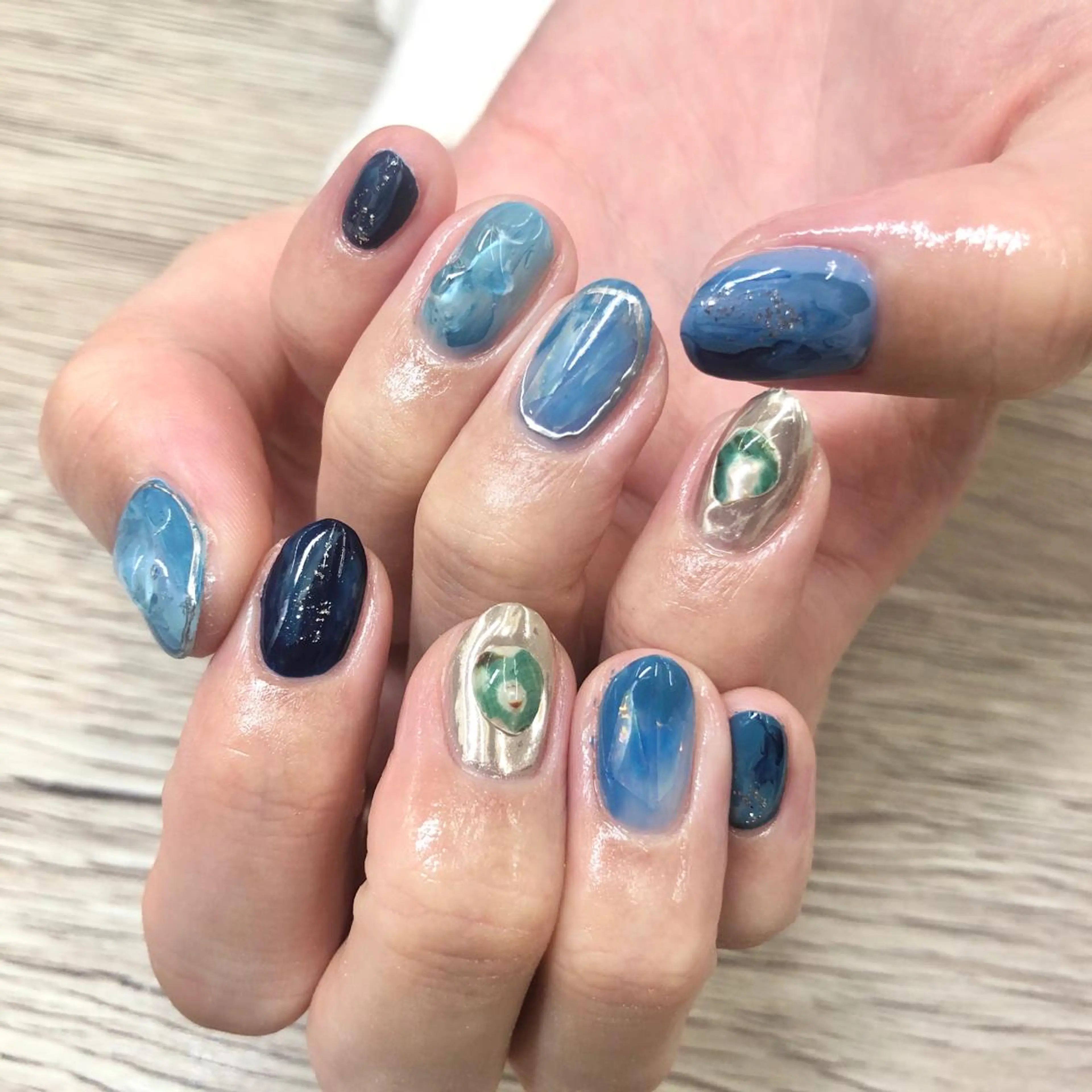 ネイル ニュアンスネイル ハンドネイル 🎀AYAKO 🎀中韓ネイルのネイルデザイン