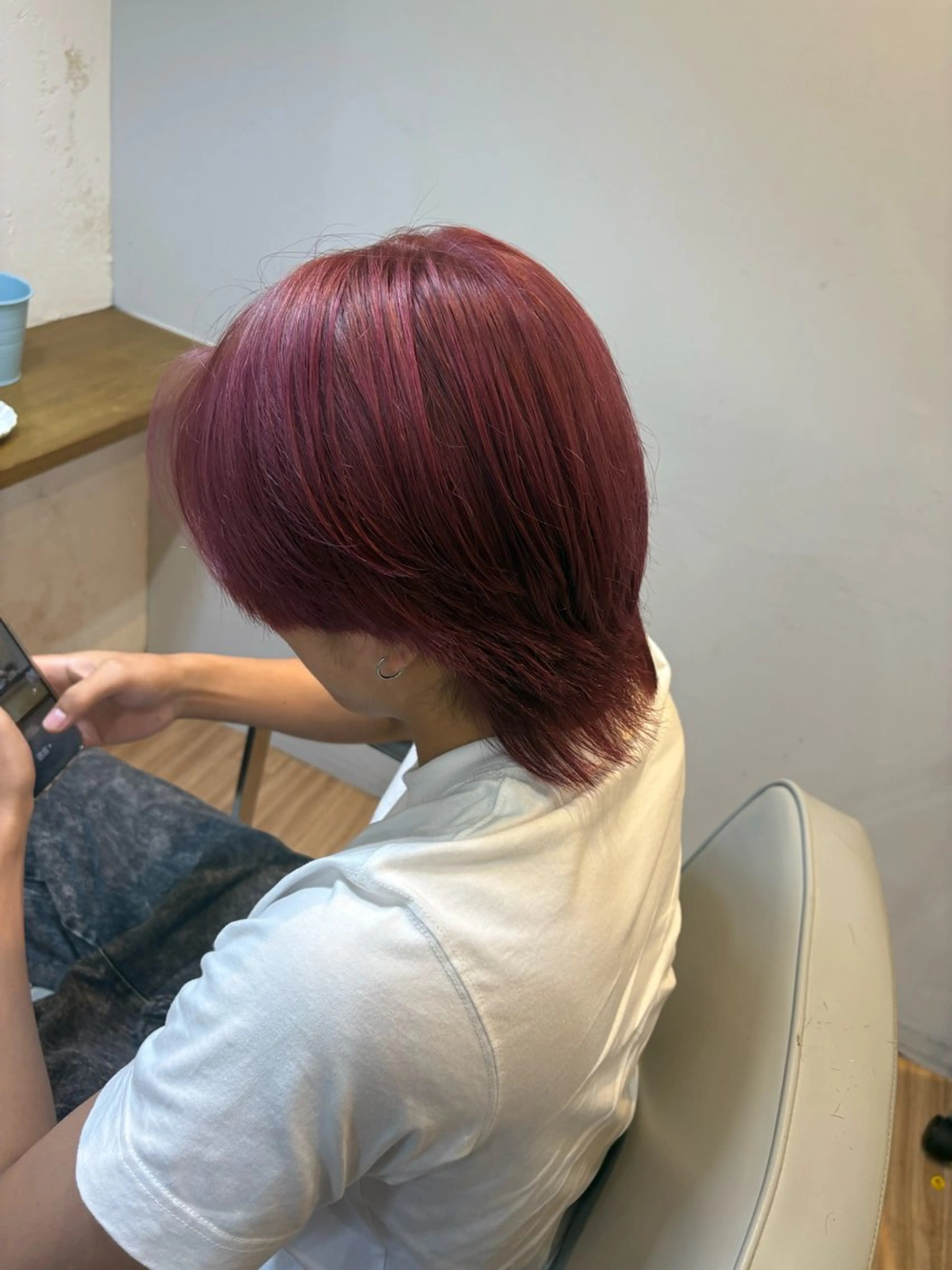 メンズ ヘアカラー トリートメント 韓国ヘアー🇰🇷 MIWAのヘアスタイル
