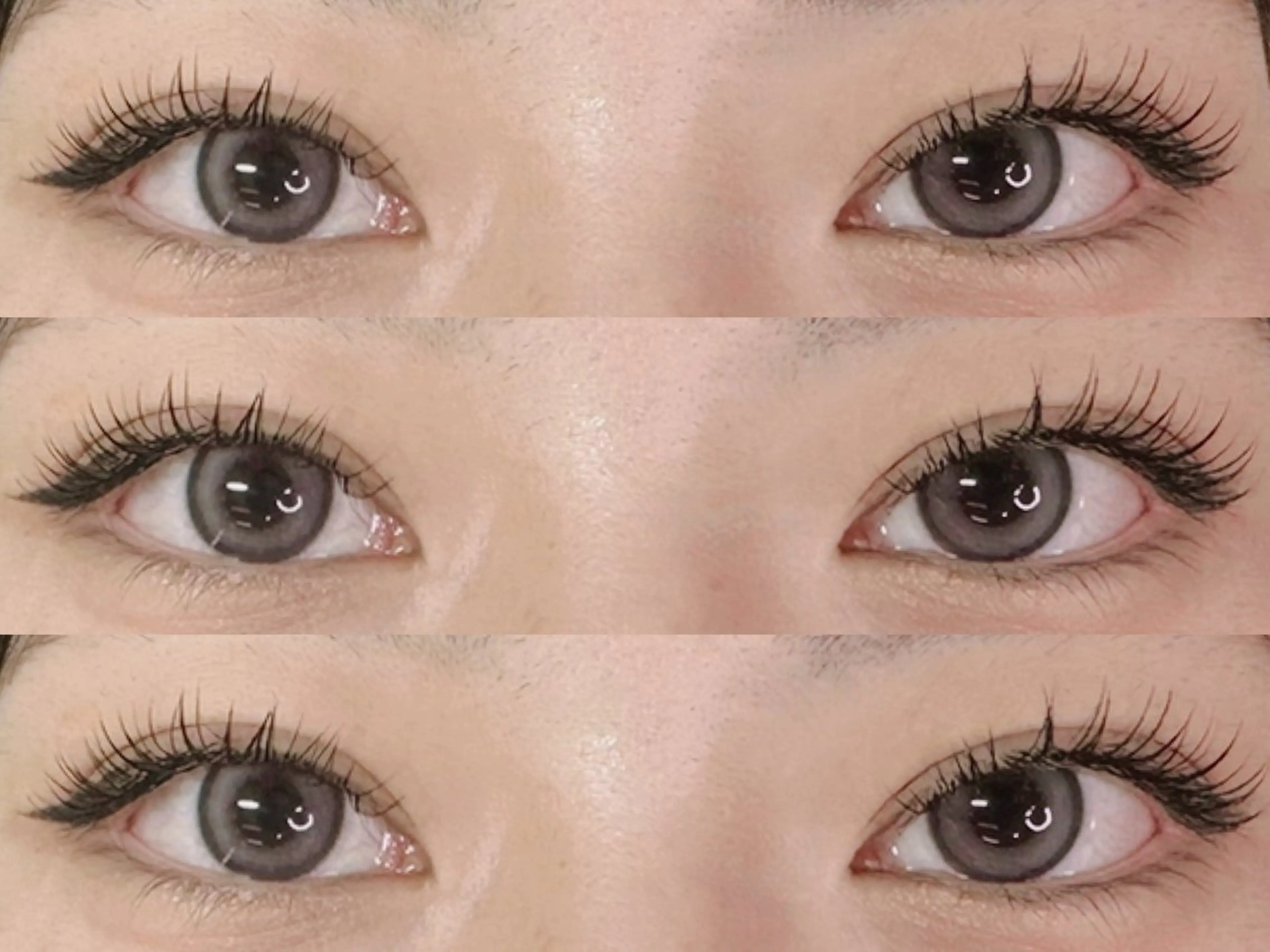 マツエク・マツパ フラットラッシュ まつげパーマ 一重×まつ毛パーマ ボリュームラッシュ サン美容室所属・サン美容室 ♡の眉毛・アイブロウイメージ