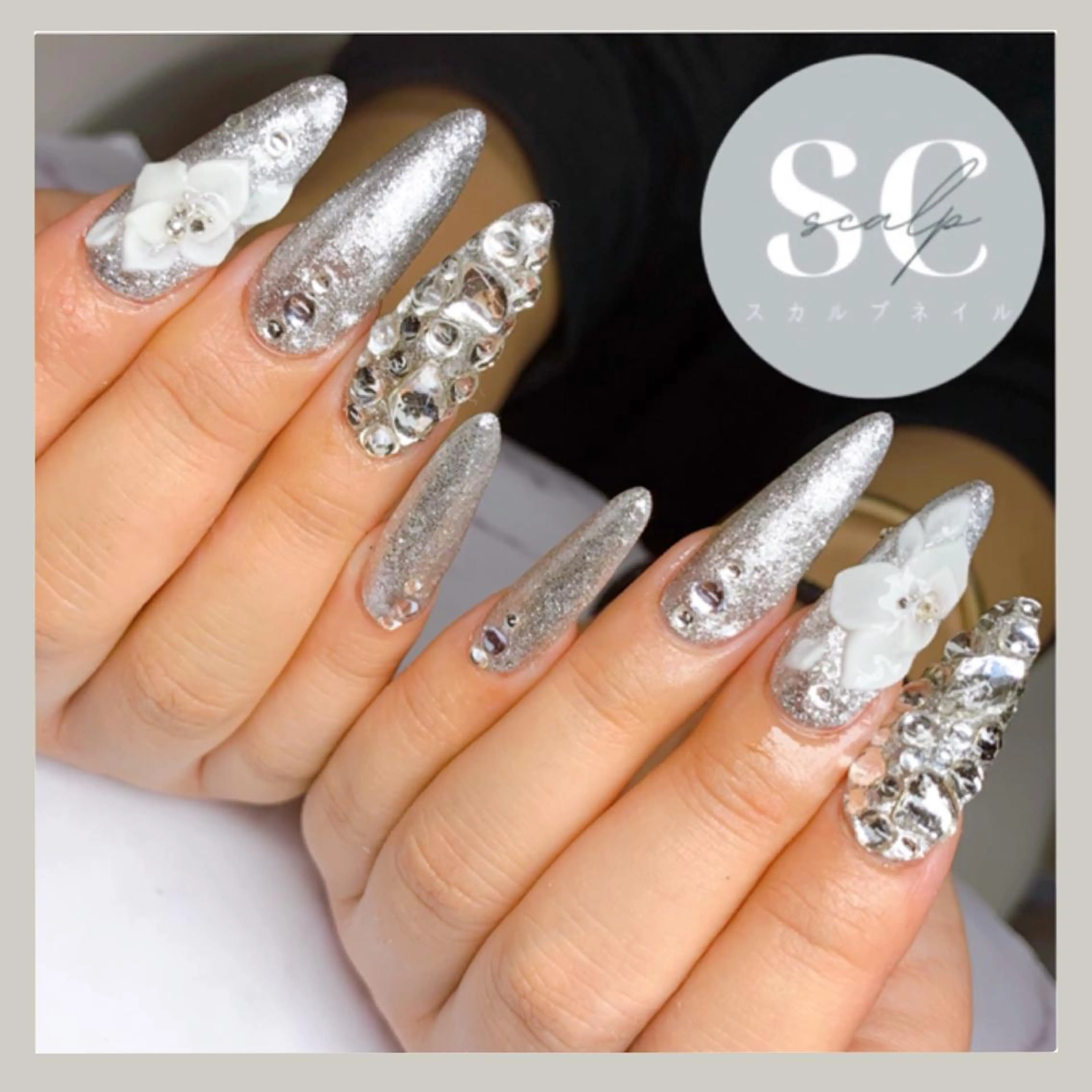 ネイル スカルプネイル Nailsalon Caiseのネイルデザイン