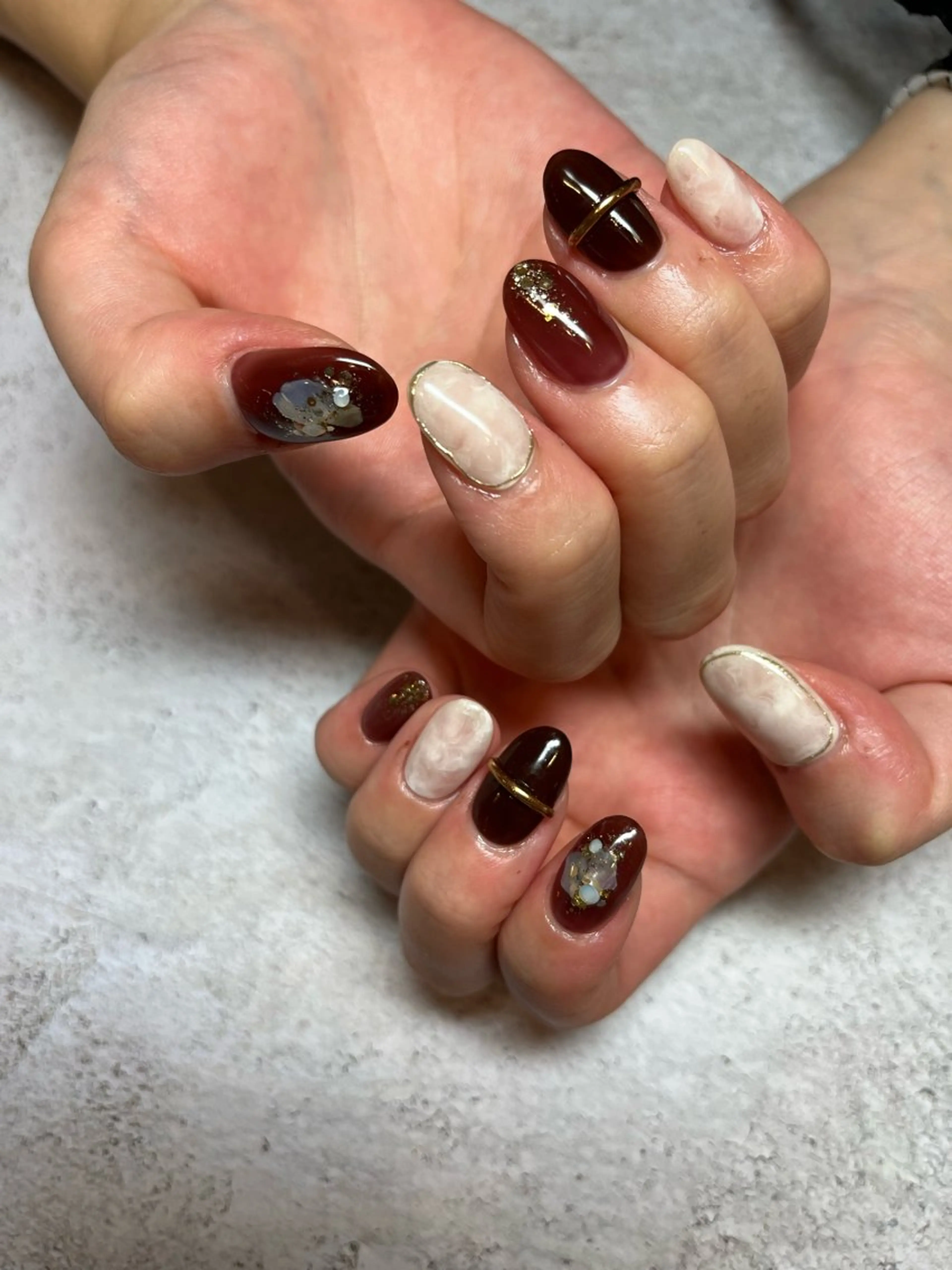 ネイル ハンドネイル 【LINON】 airiのネイルデザイン